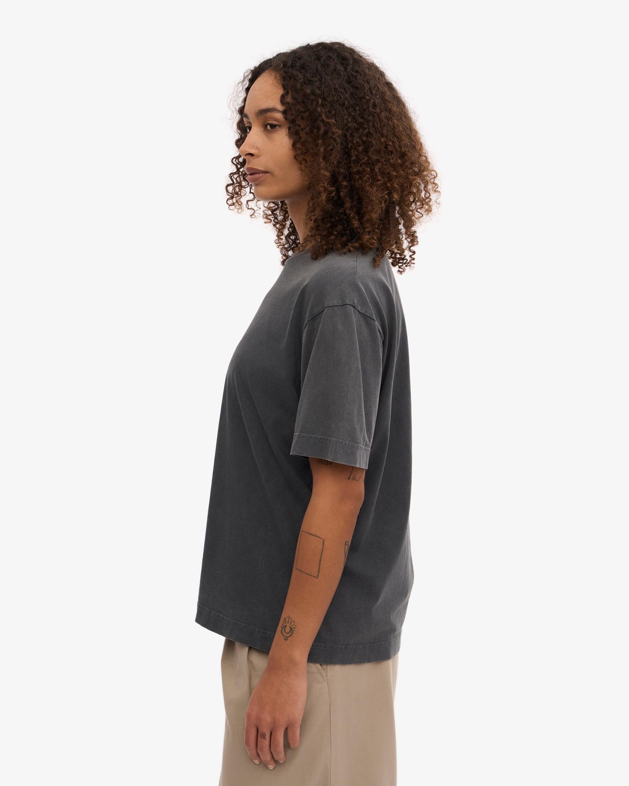 Oversized Organic T-Shirt - Lava Grey Product Image