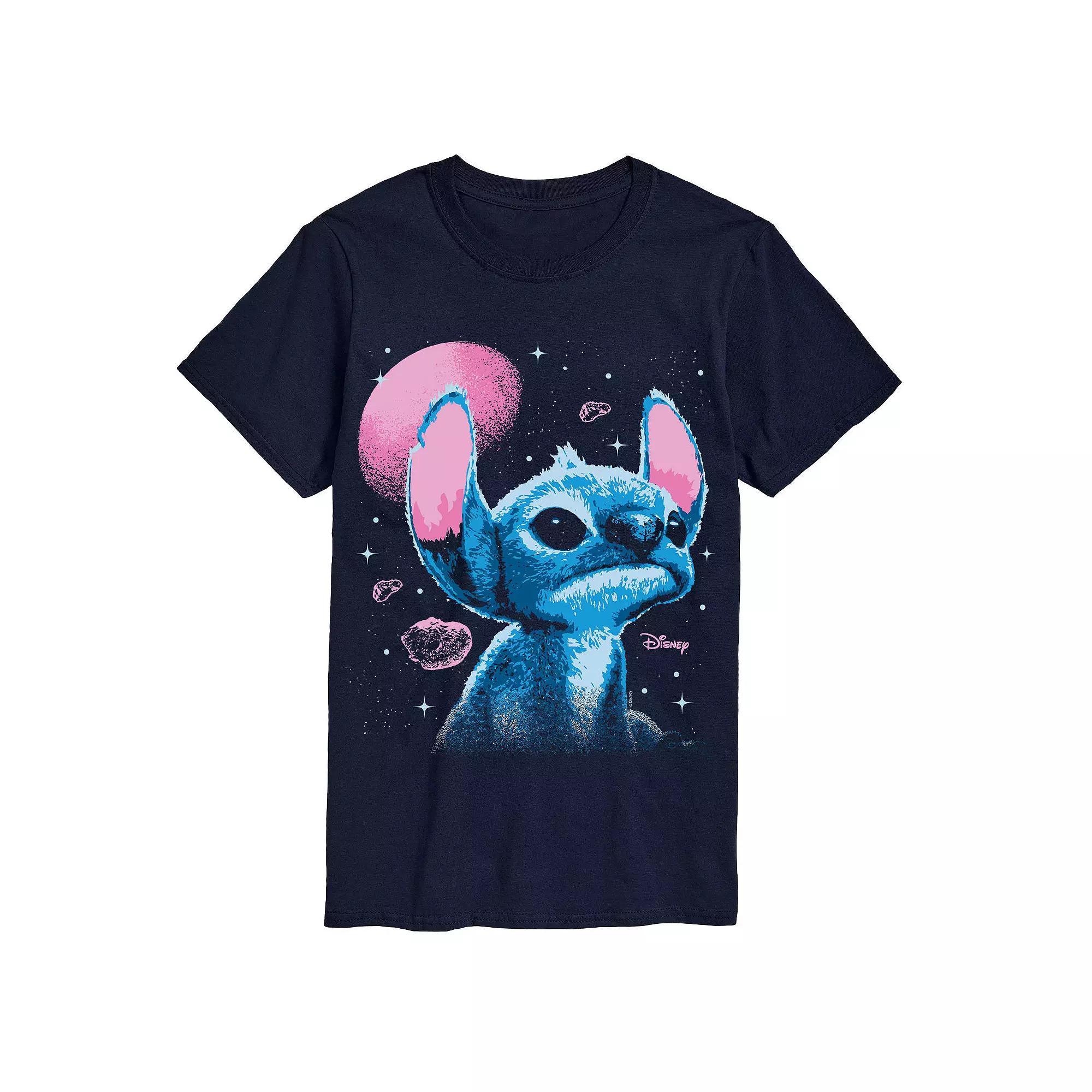 Disney's Lilo & Stitch Live Action Big & Tall Space Graphic Tee, Men's,  Product Image