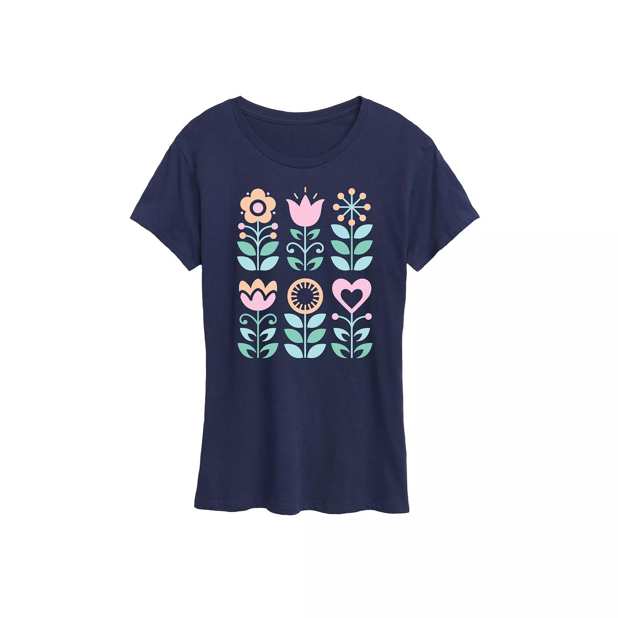 Women's Scandinavian Flowers Over Product Image