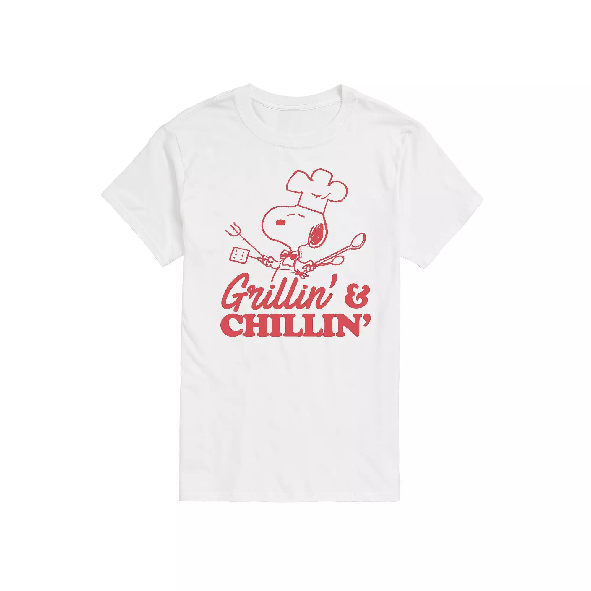 Men's Peanuts Grillin' & Chillin' Snoopy Graphic Tee,  Product Image