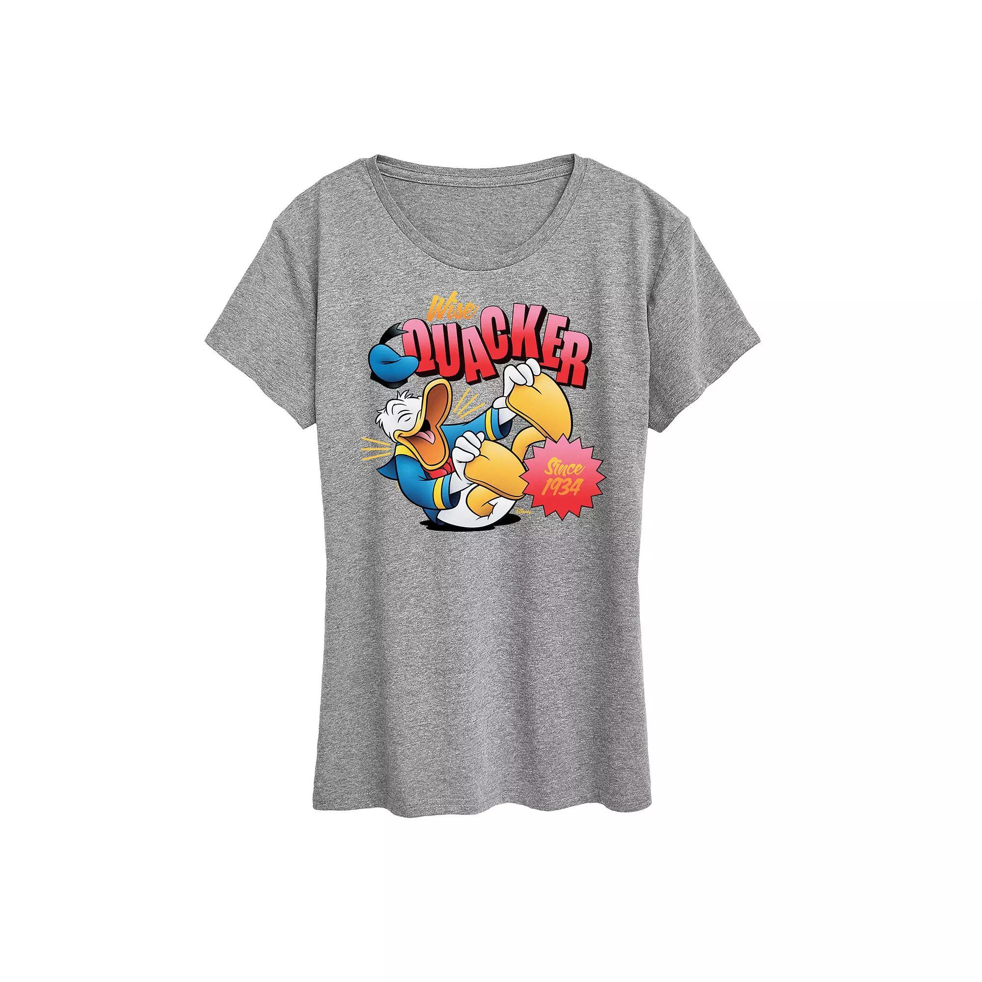 Disney's Donald Duck Women's Wise Quacker Graphic Tee,  Product Image