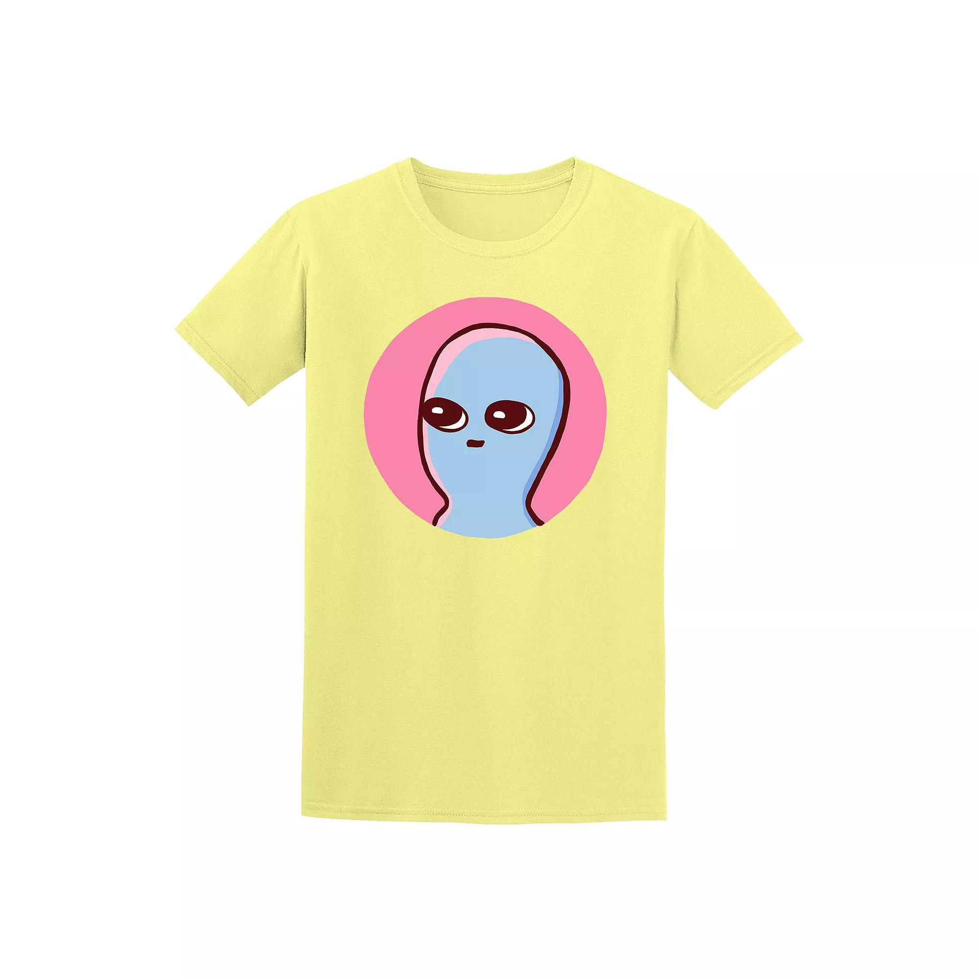 Men's COLAB89 by Threadless Strange Planet Tee, Size: Small, Cornsilk Product Image