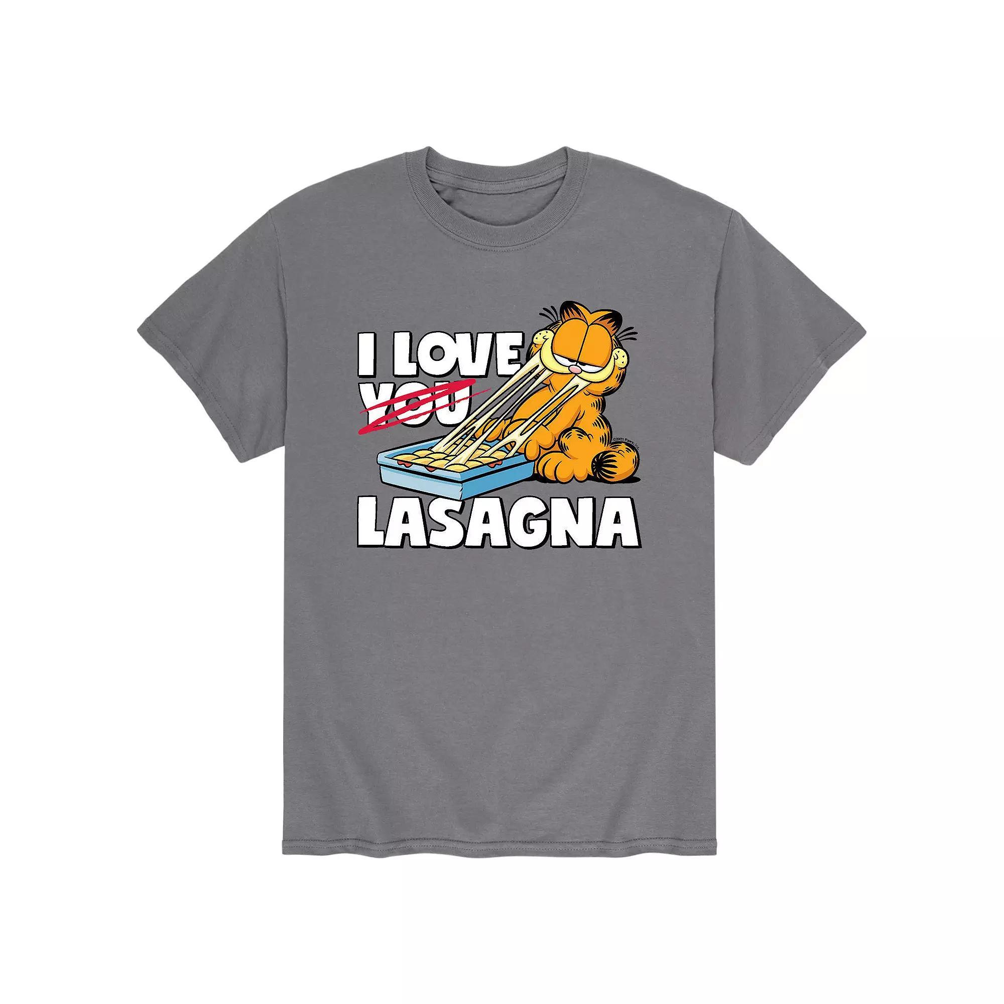 Men's Garfield I Love Lasagna Tee,  Product Image