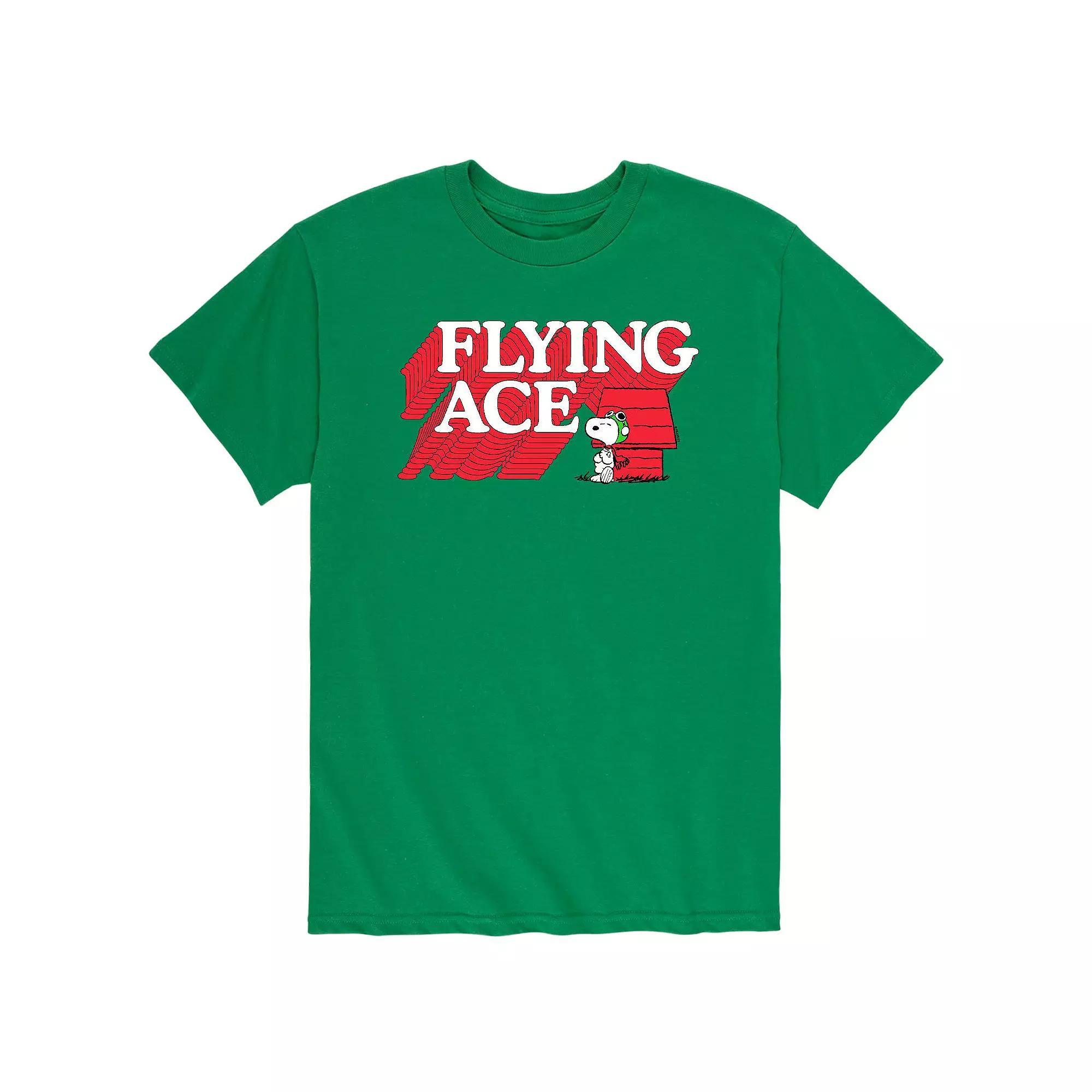 Men's Peanuts Snoopy Flying Ace Tee,  Product Image