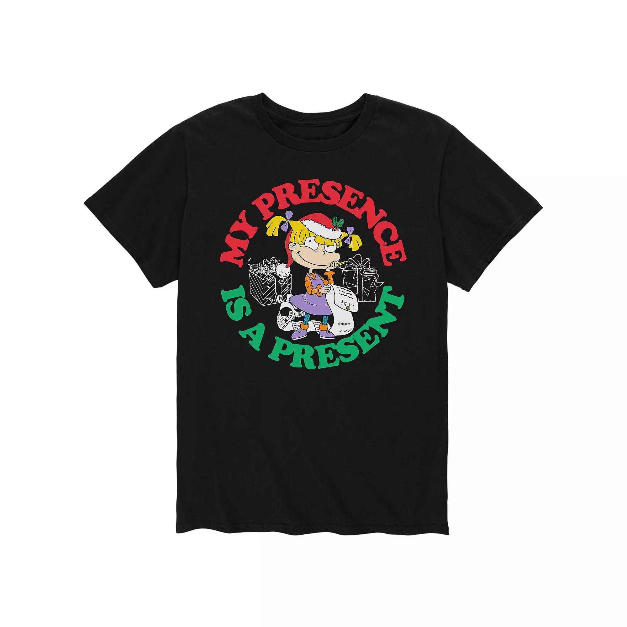 Men's Rugrats My Presence Tee, Size: XL, Black Product Image