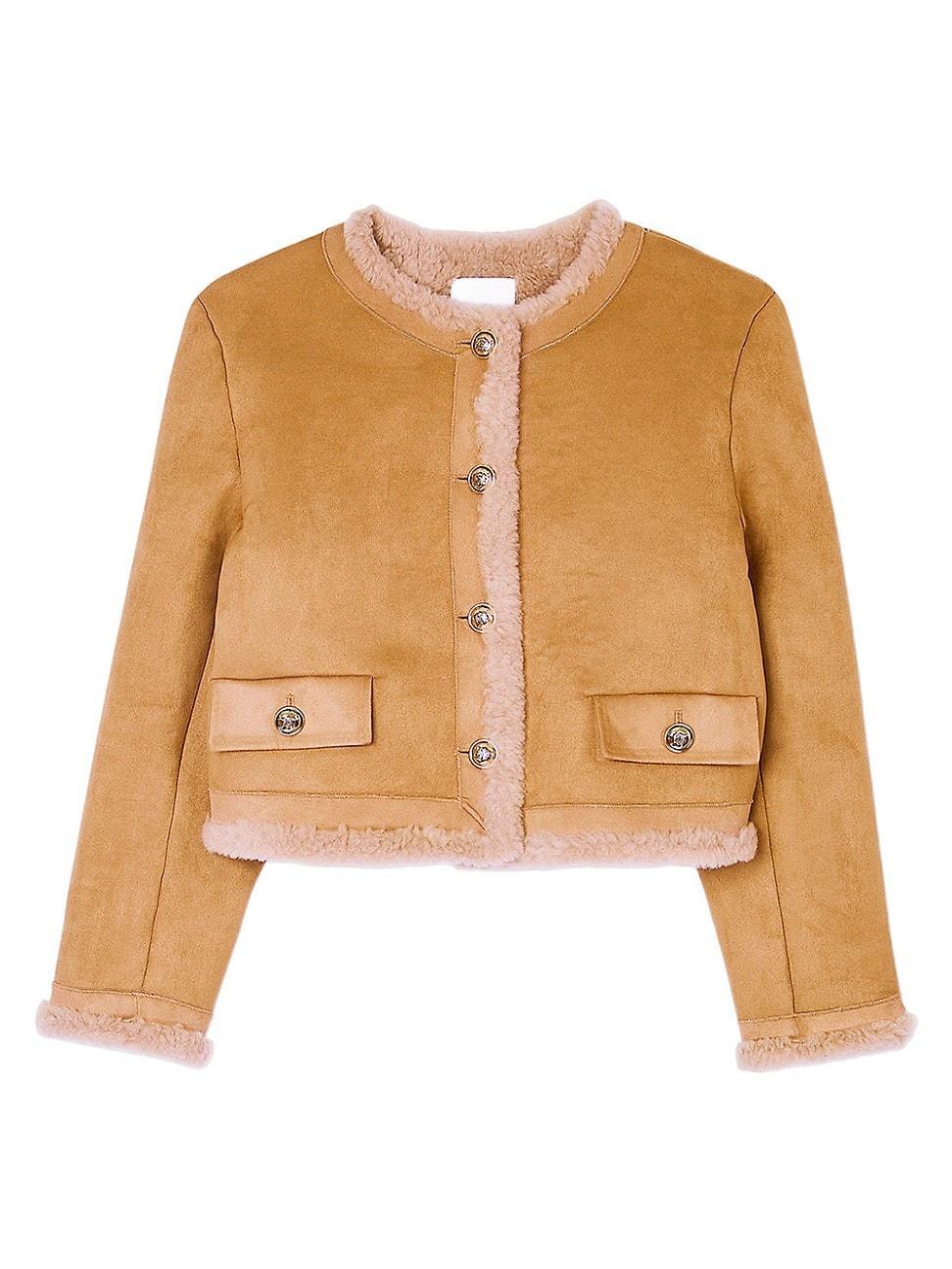 Womens Faux Fur Jacket Product Image
