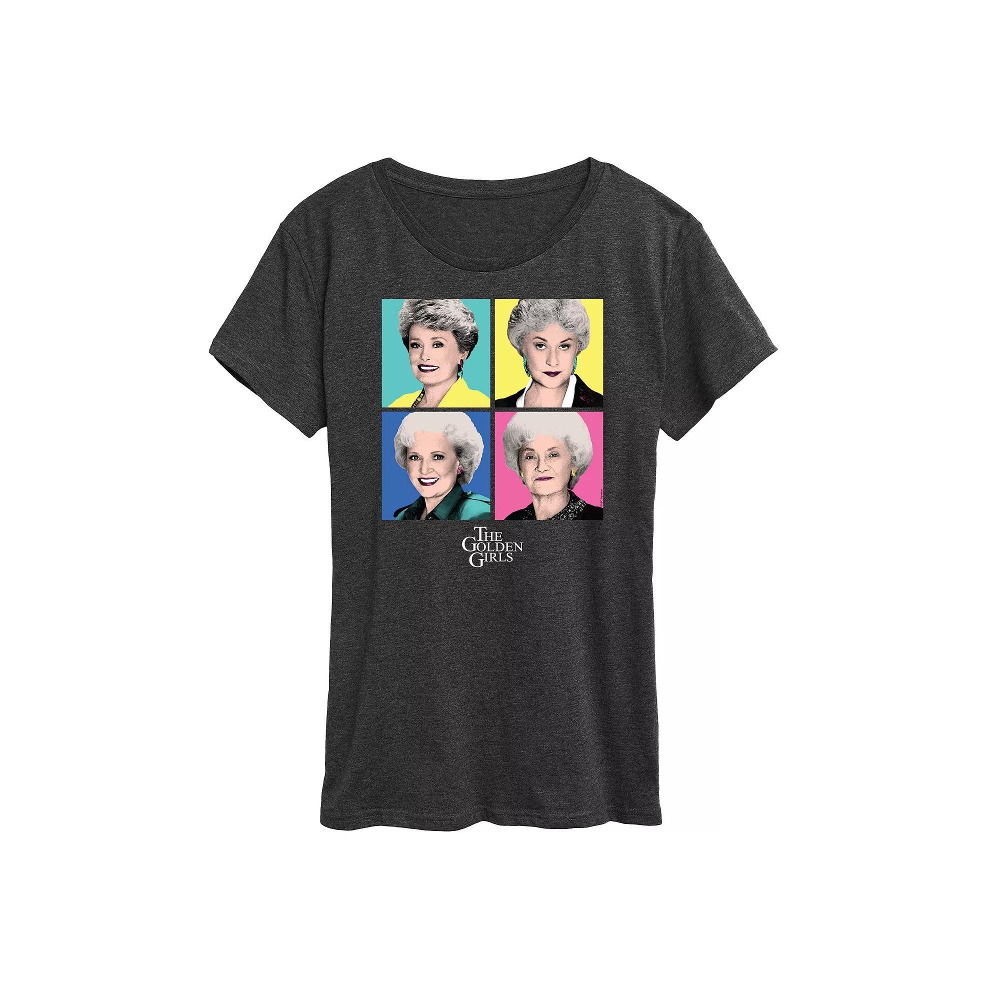 Women's Golden Girls Pop Art Graphic Tee, Girl's,  Product Image