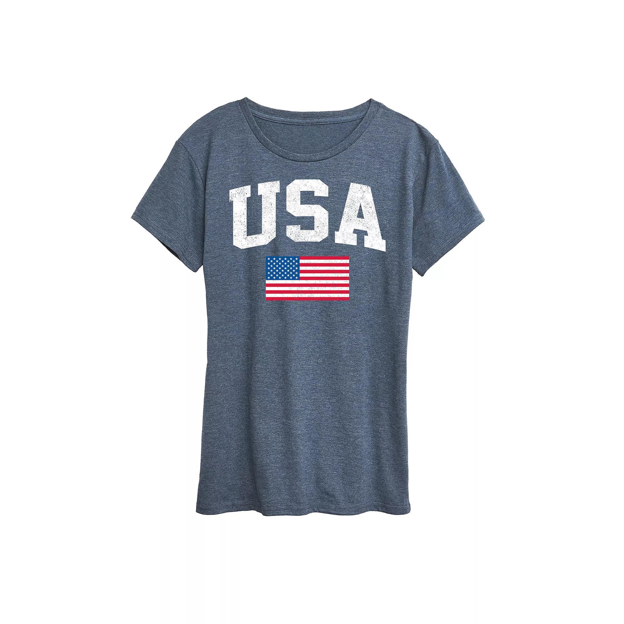 Women's Care Bears Heart And Bear Logo Graphic Tee,  Product Image