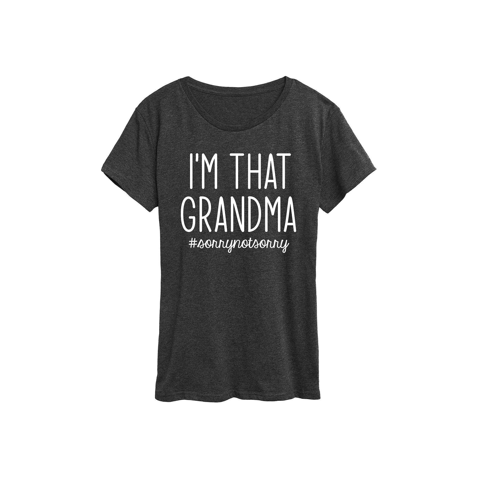 Women's I'm That Grandma Graphic Tee, Girl's, Size: Small, Heather Grey Product Image