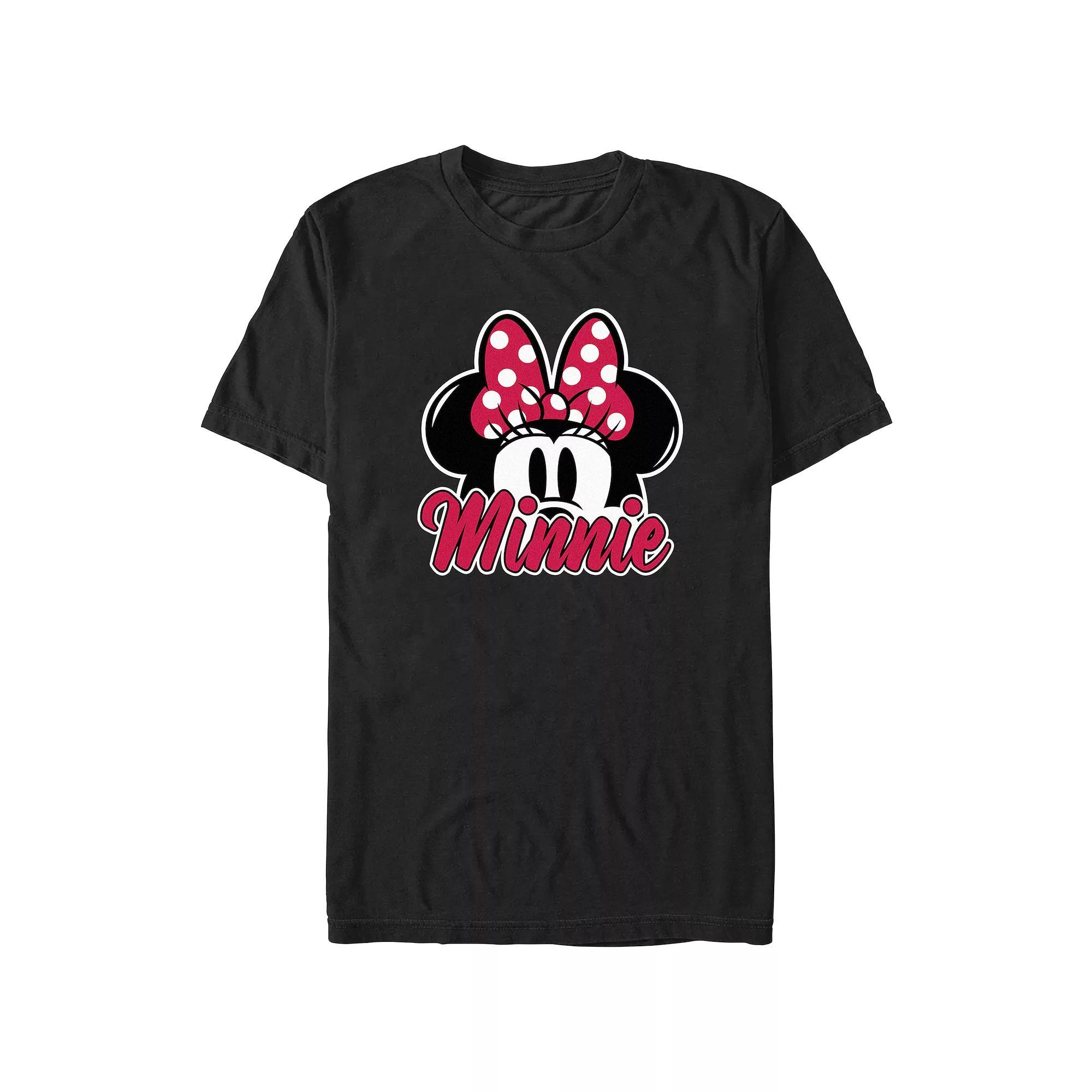 Disney's Minnie Mouse Peeking Juniors' Graphic Tee, Women's,  Product Image