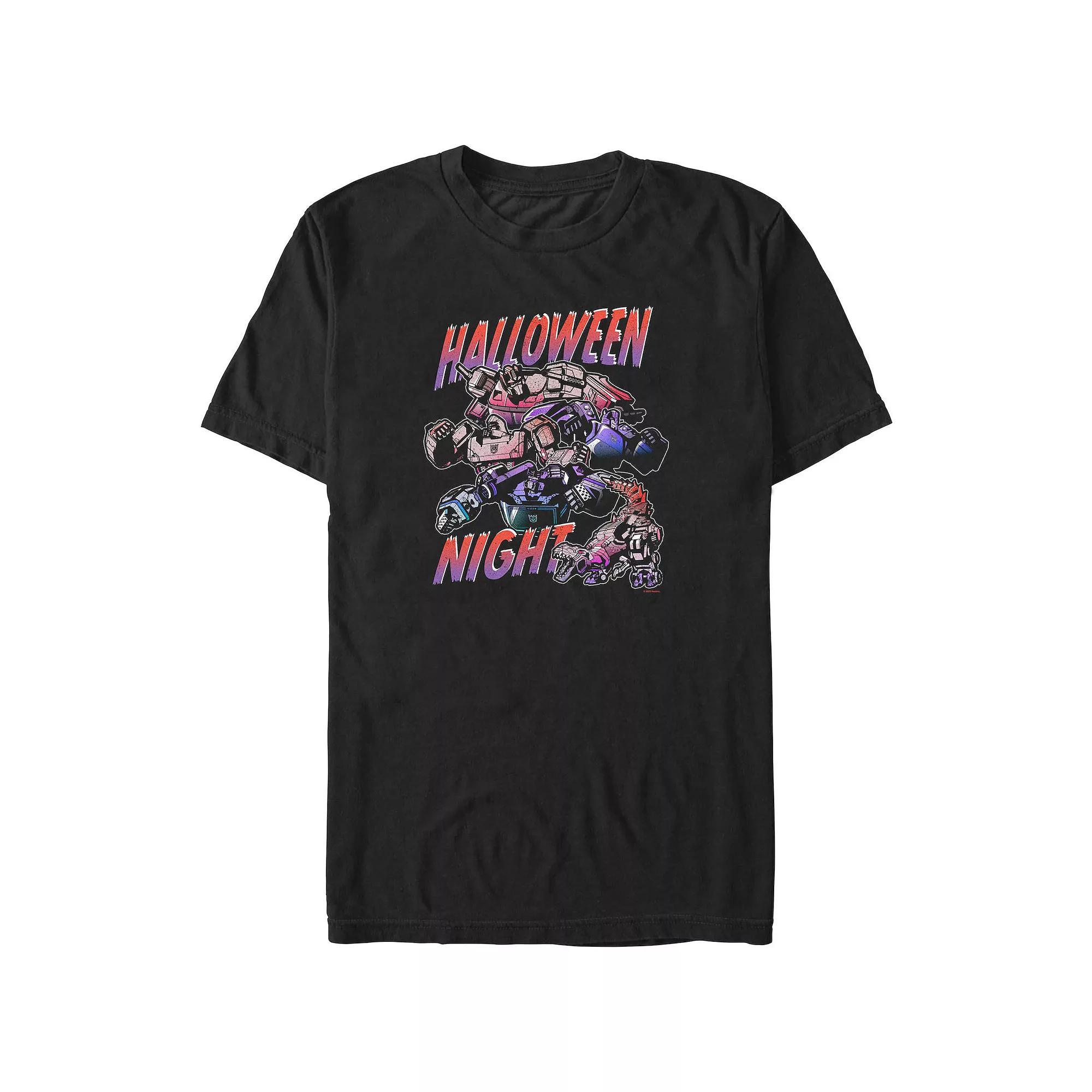 Men's Transformers Evergreen Halloween Night Graphic Tee,  Product Image