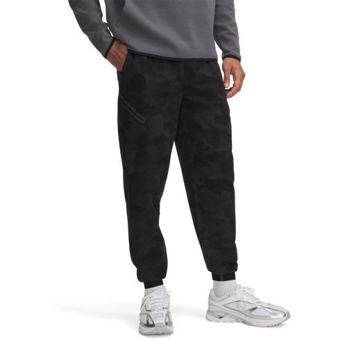 Under Armour Mens Under Armour Unstoppable Woven Joggers - Mens Castlerock/Black Product Image