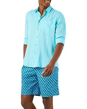 Vilebrequin Men's Solid Linen Shirt Product Image