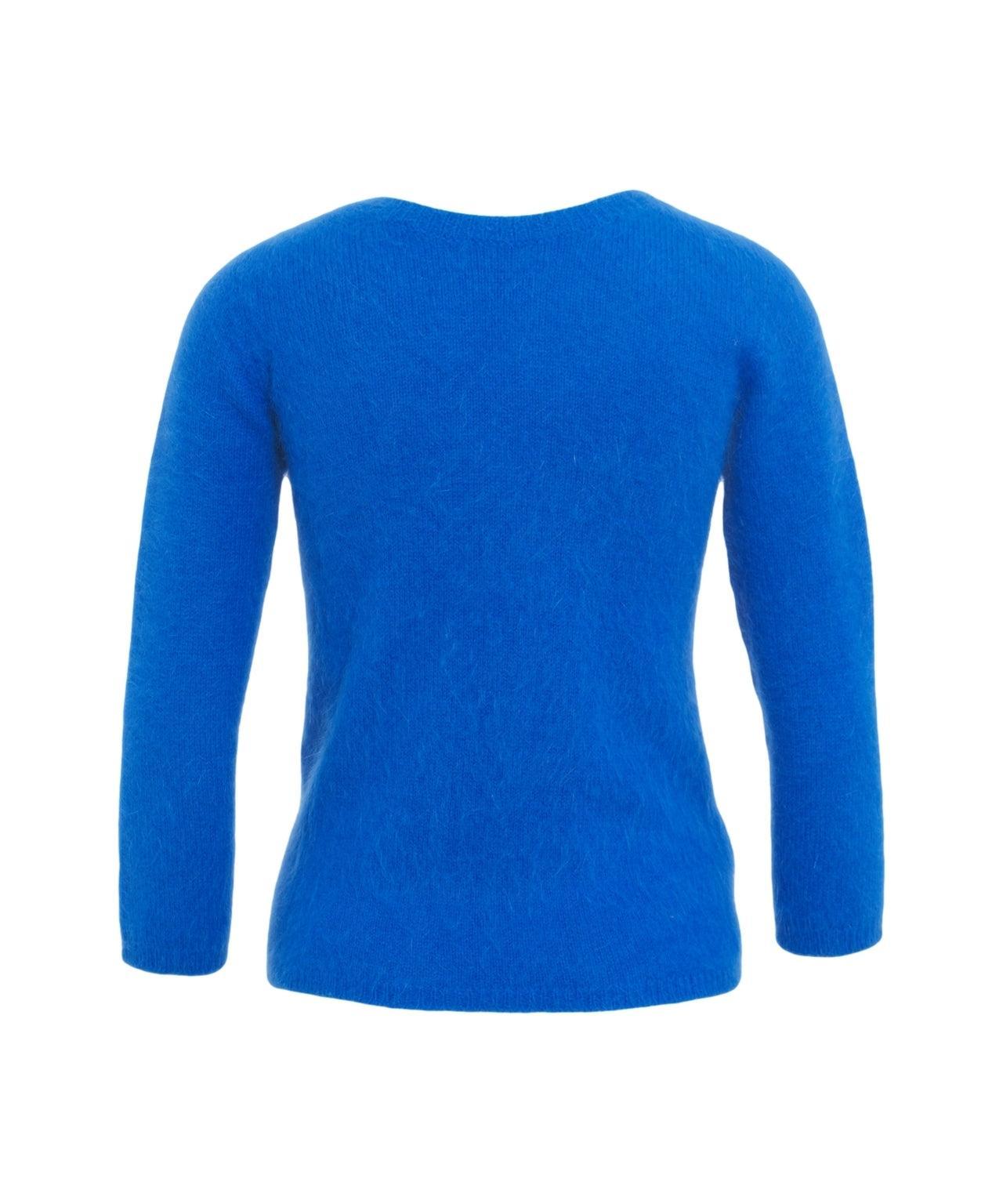 Knitted Sweater with V-Neck Product Image