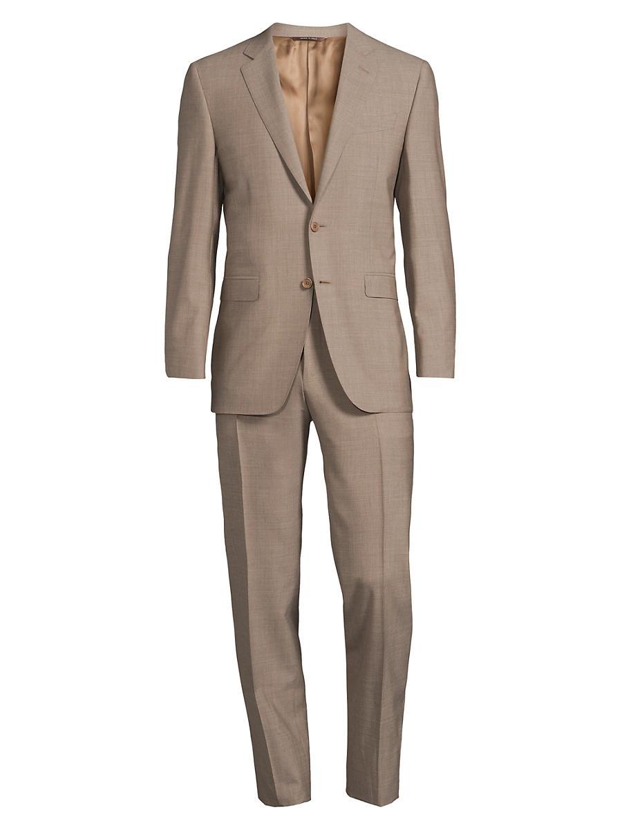 Mens Milano Wool Single-Breasted Suit Product Image