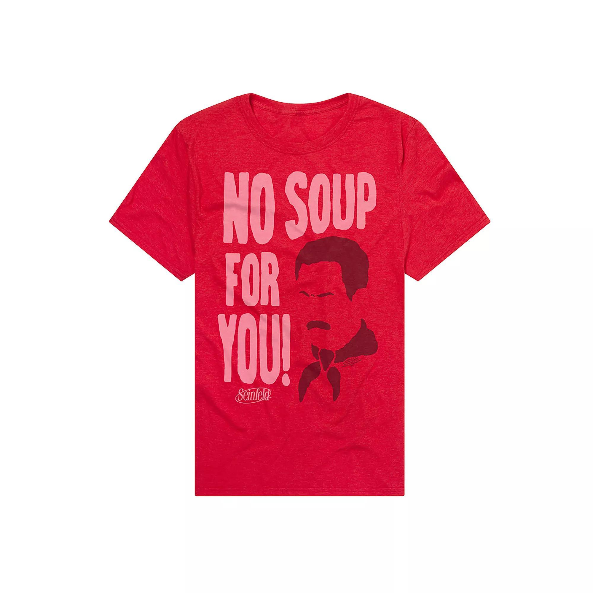 Men's Seinfeld No Soup For You Graphic Tee,  Product Image