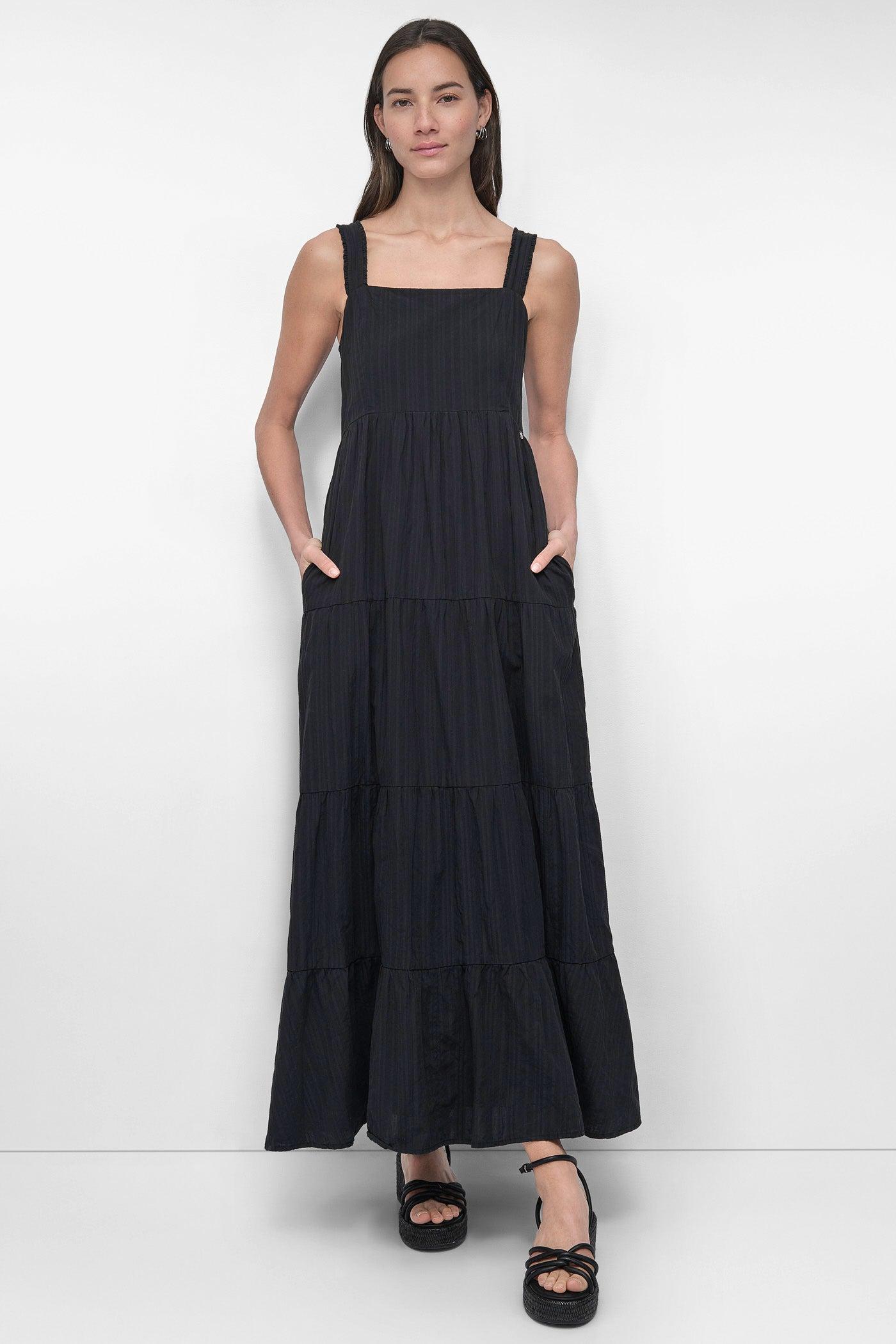 TIERED MAXI SWING DRESS Product Image