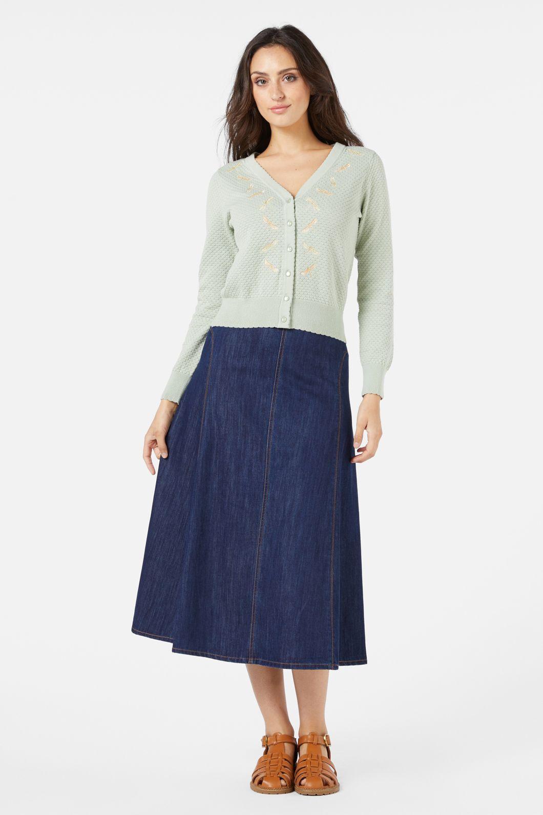 Dragonfly Embroidered Cardigan Product Image