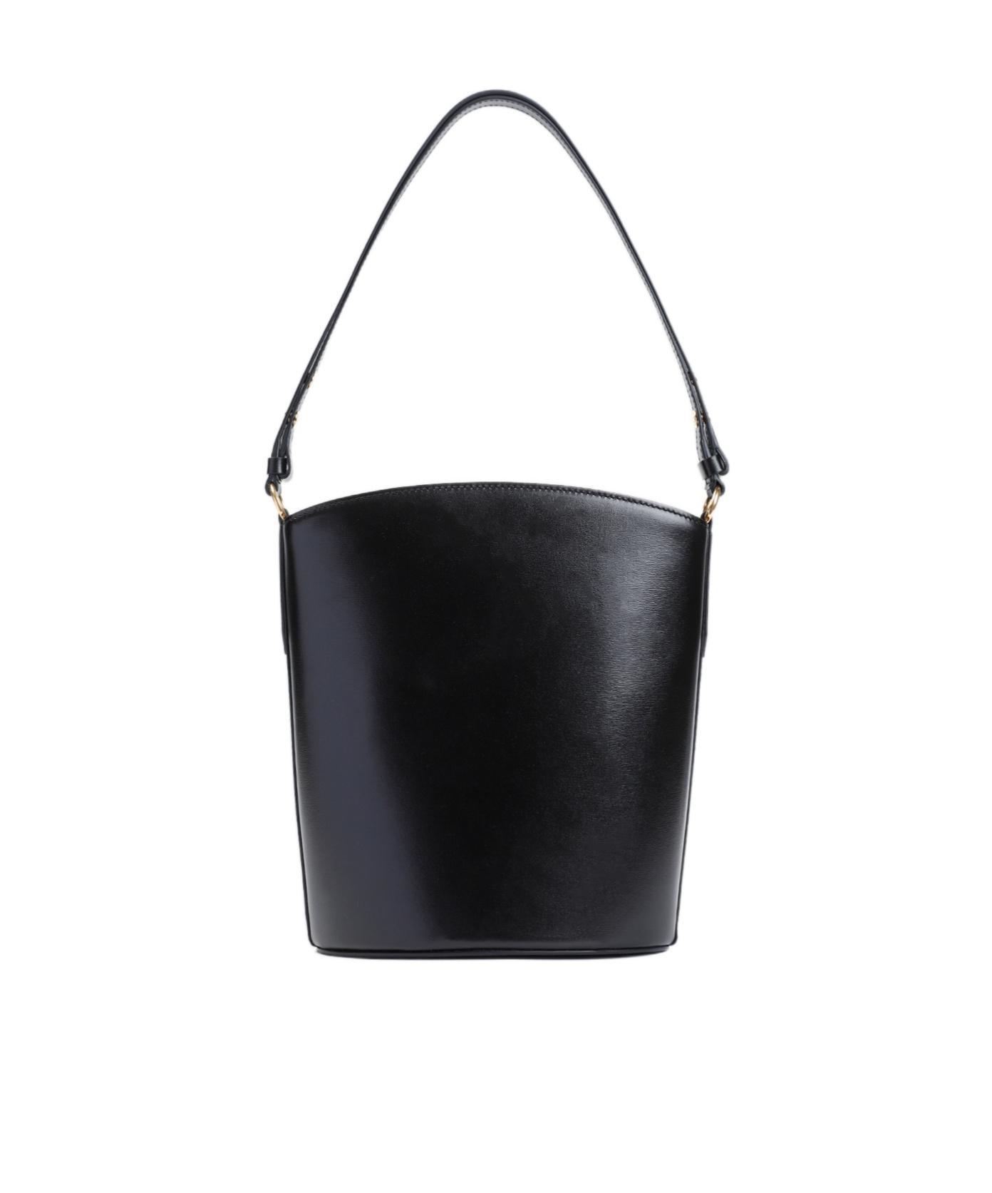 TOM FORD Logo-plaque Bucket Bag In Black Product Image