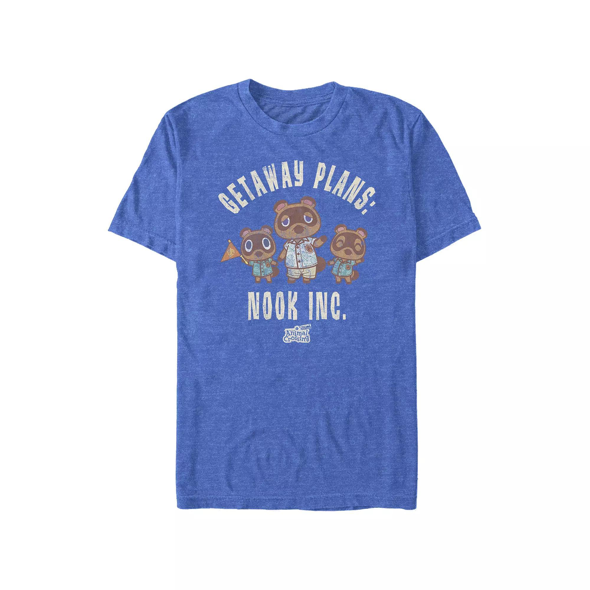 Big & Tall Animal Crossing Getaway Plans Graphic Tee, Men's,  Product Image