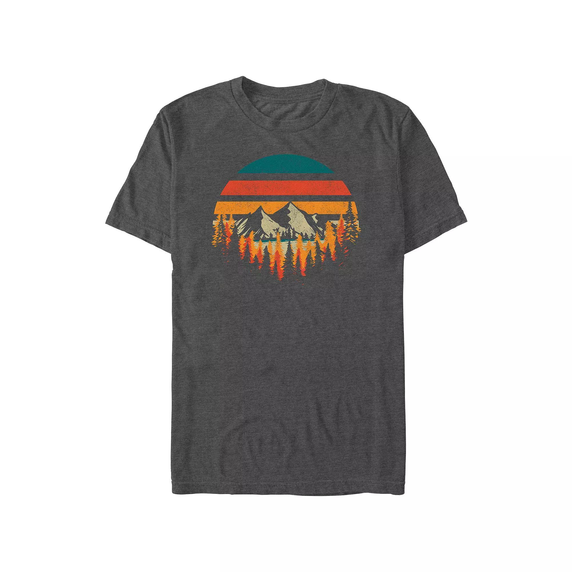 Big & Tall Forest Sunset Graphic Tee, Men's,  Product Image