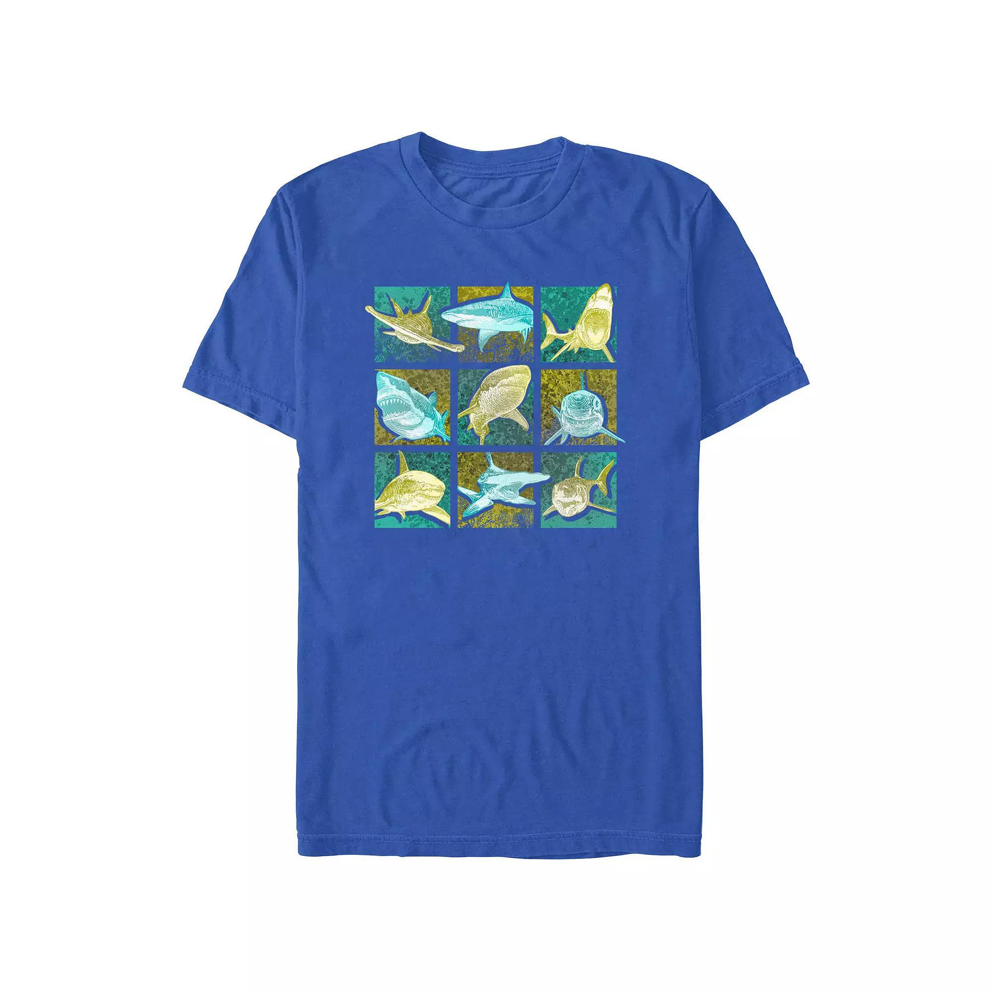 Men's Shark Portraits Graphic Tee,  Product Image