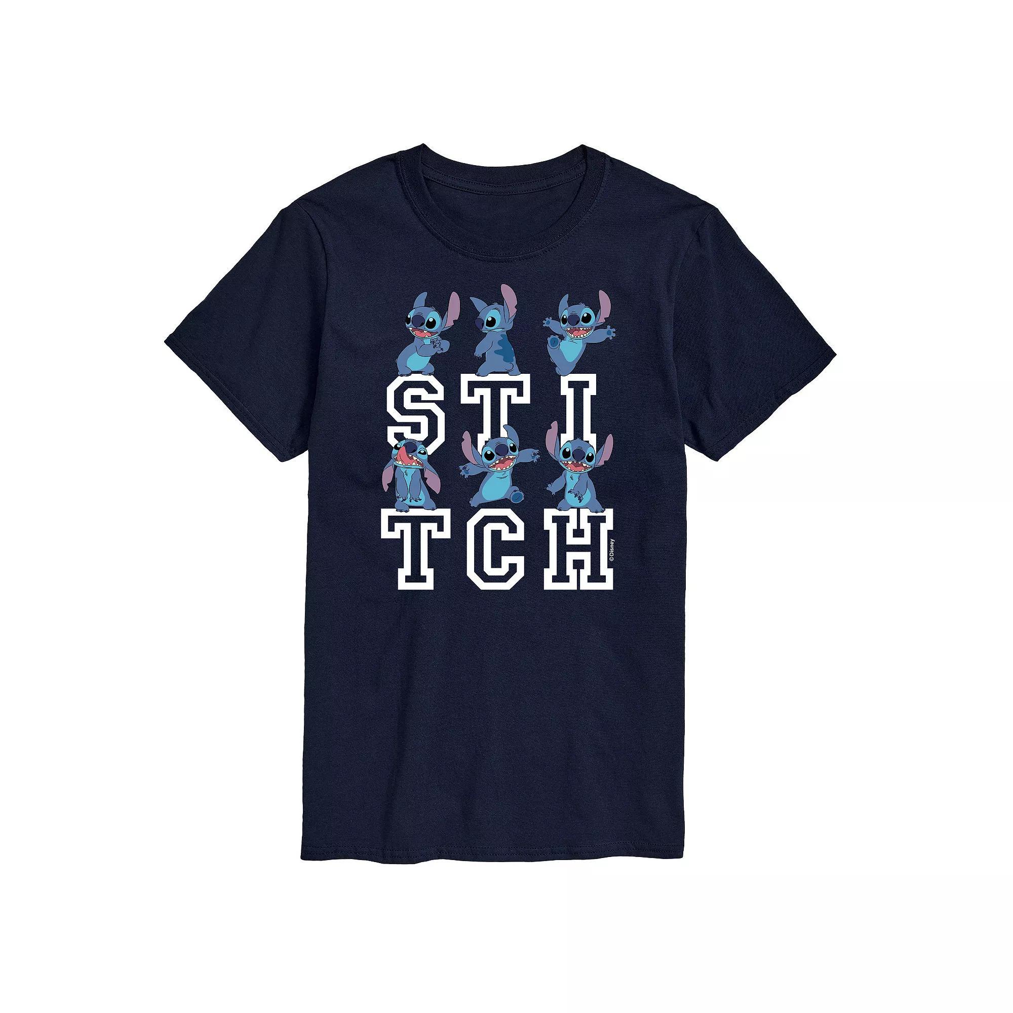 Disney's Lilo and Stitch Big & Tall Poses Graphic Tee, Men's,  Product Image