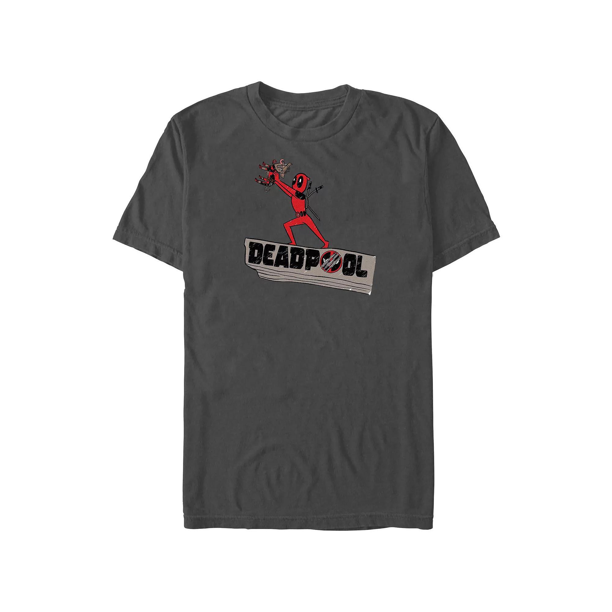 Men's Deadpool And Wolverine Hail Dog Graphic Tee,  Product Image