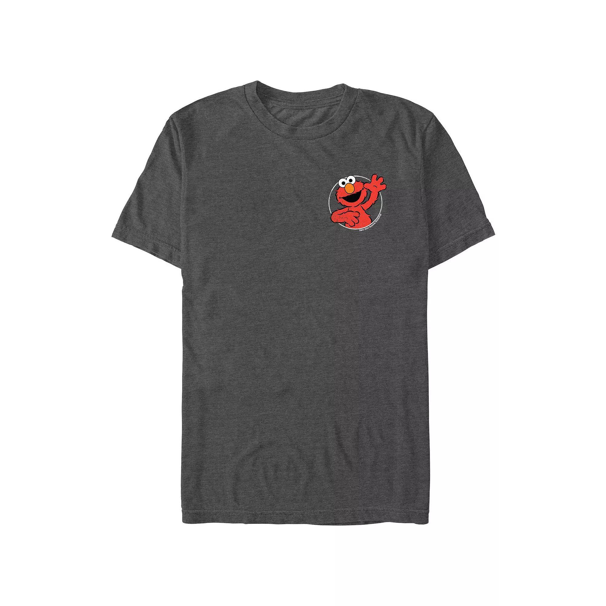 Men's Sesame Street Elmo's Happy Stamp Graphic Tee,  Product Image
