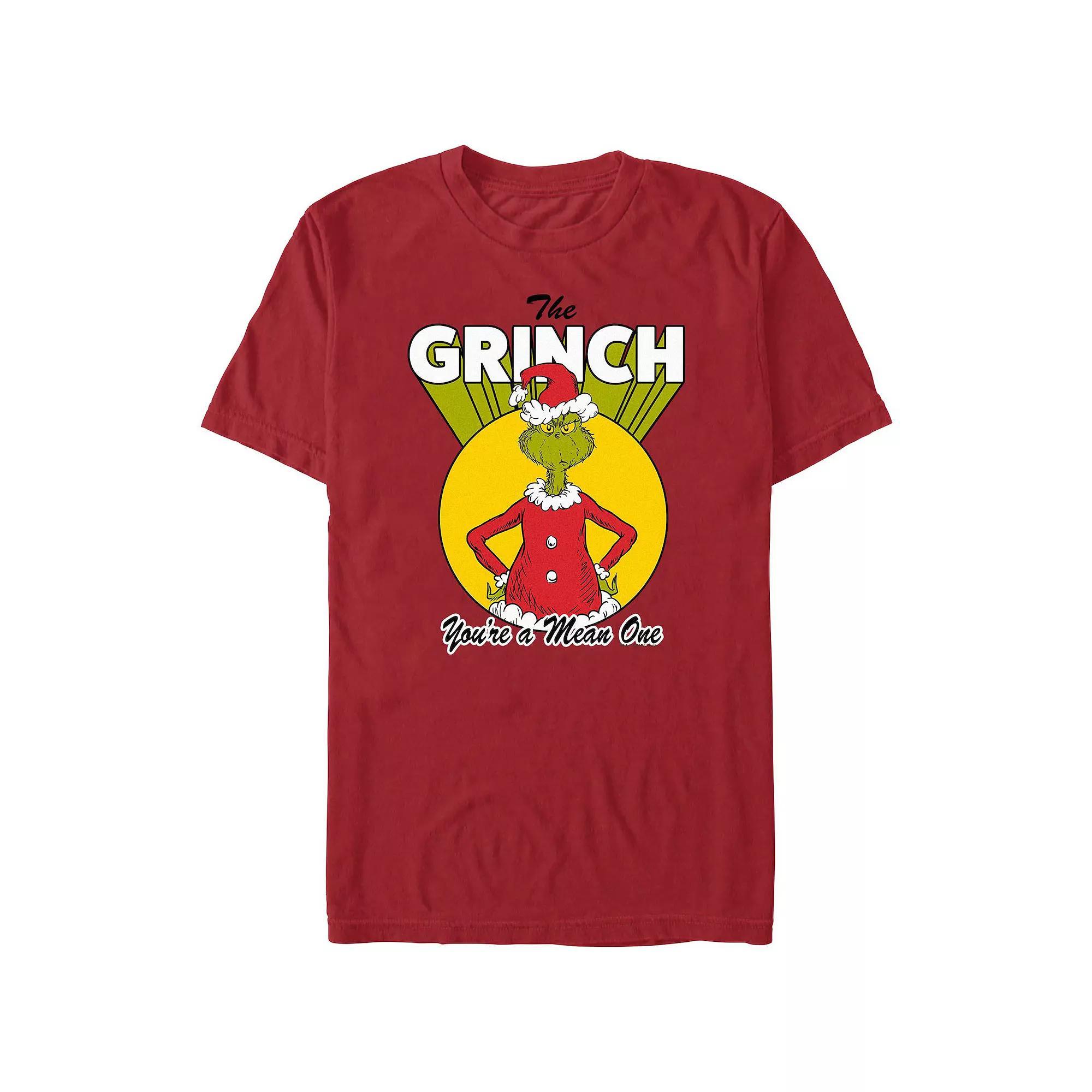 Men's Dr. Seuss The Grinch You're A Mean One Graphic Tee,  Product Image