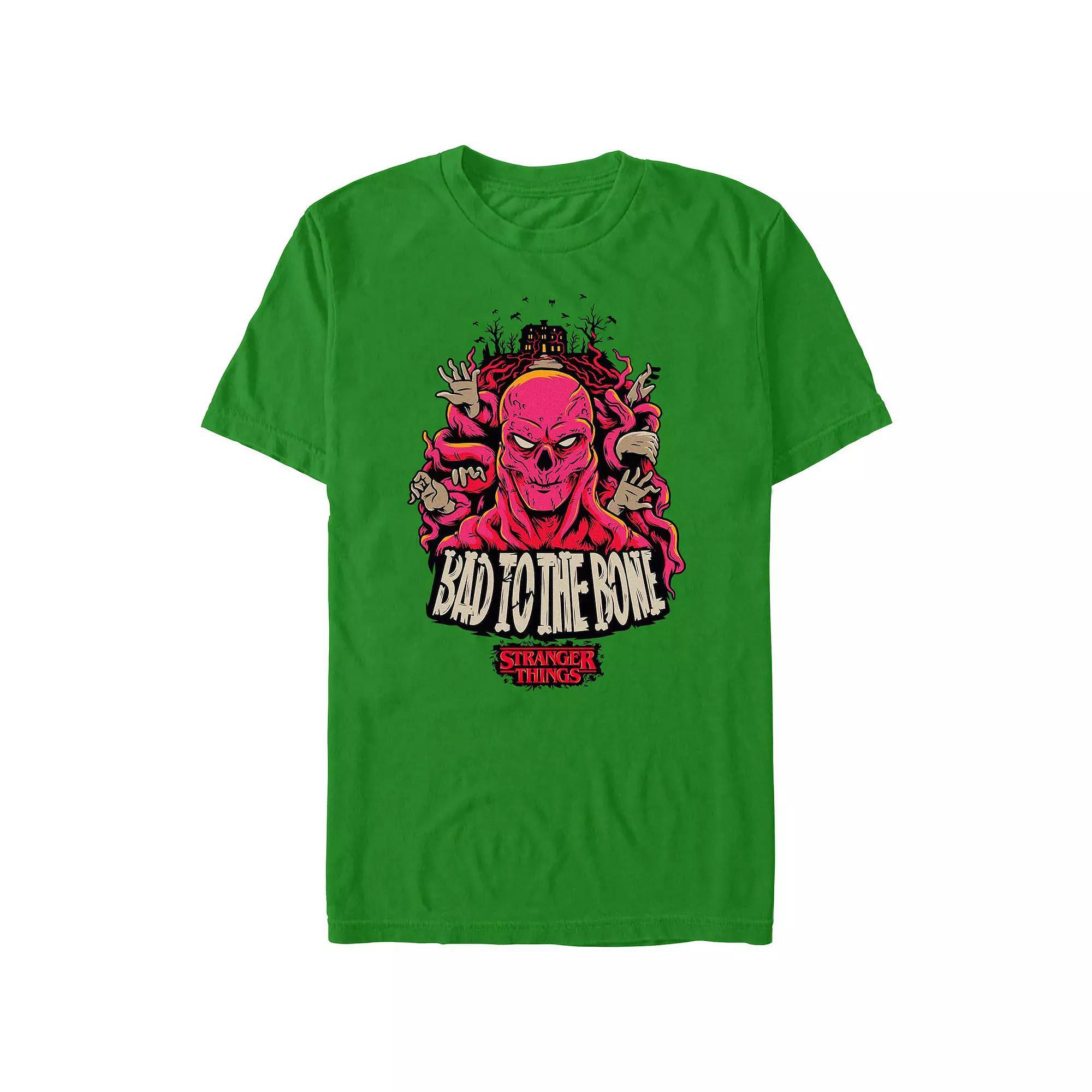 Men's Stranger Things Bad To The Bone Graphic Tee,  Product Image