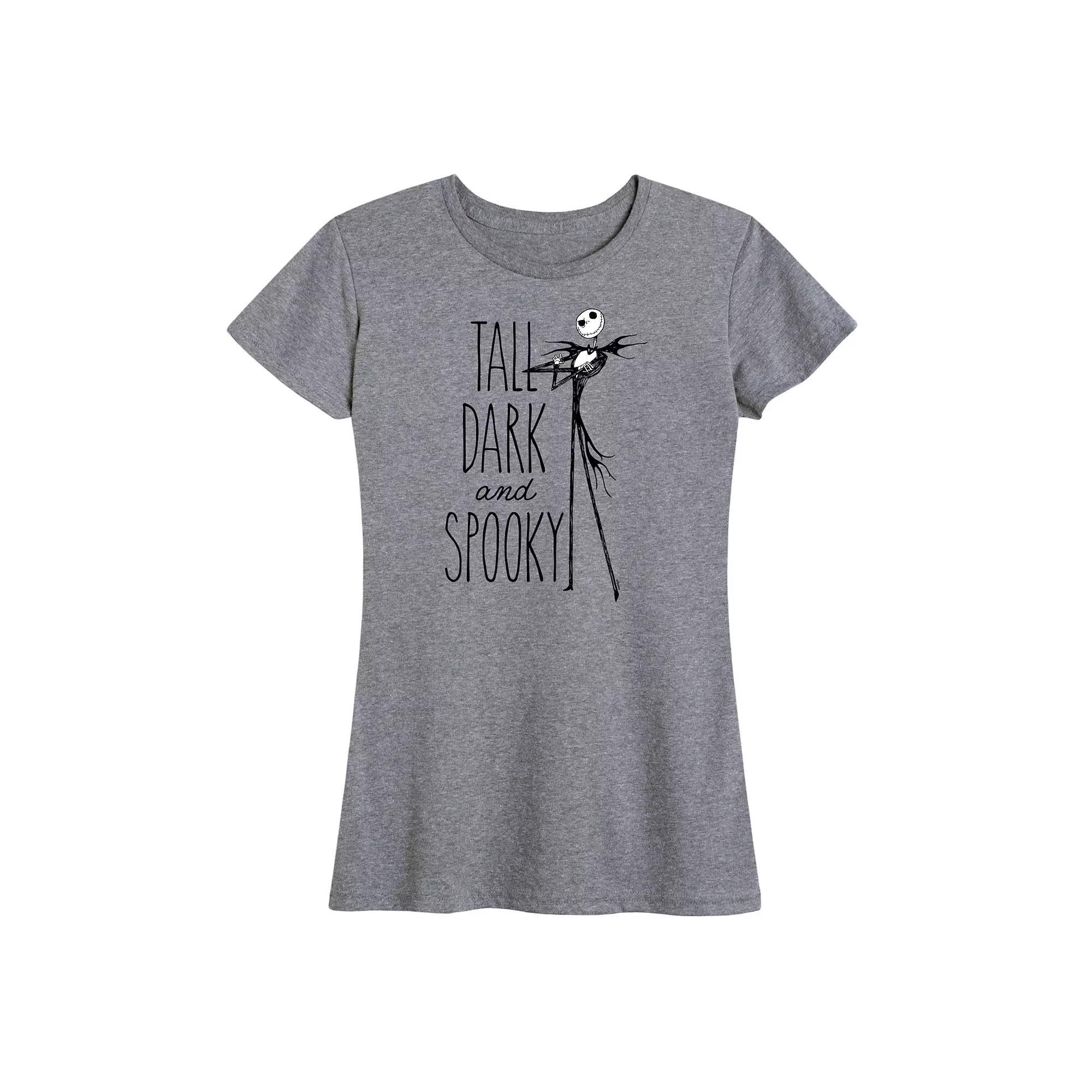 Disney's The Nightmare Before Christmas Women's Tall Dark And Spooky Graphic Tee,  Product Image