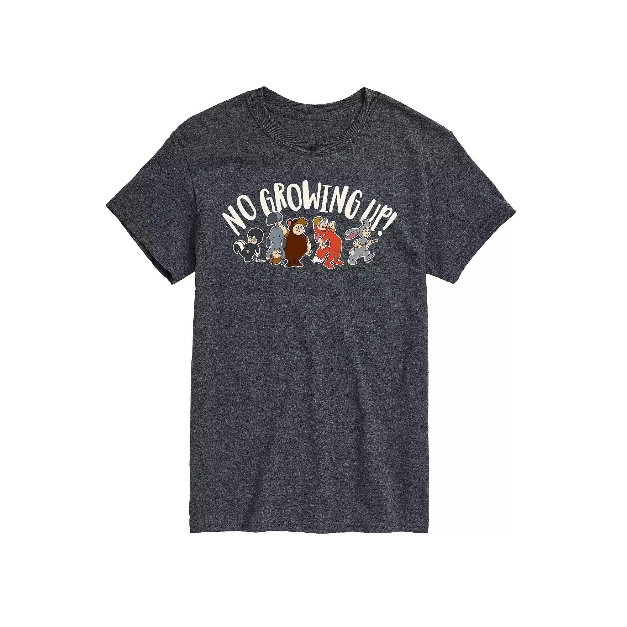 Disney's Peter Pan Big & Tall No Growing Up Graphic Tee, Men's,  Product Image