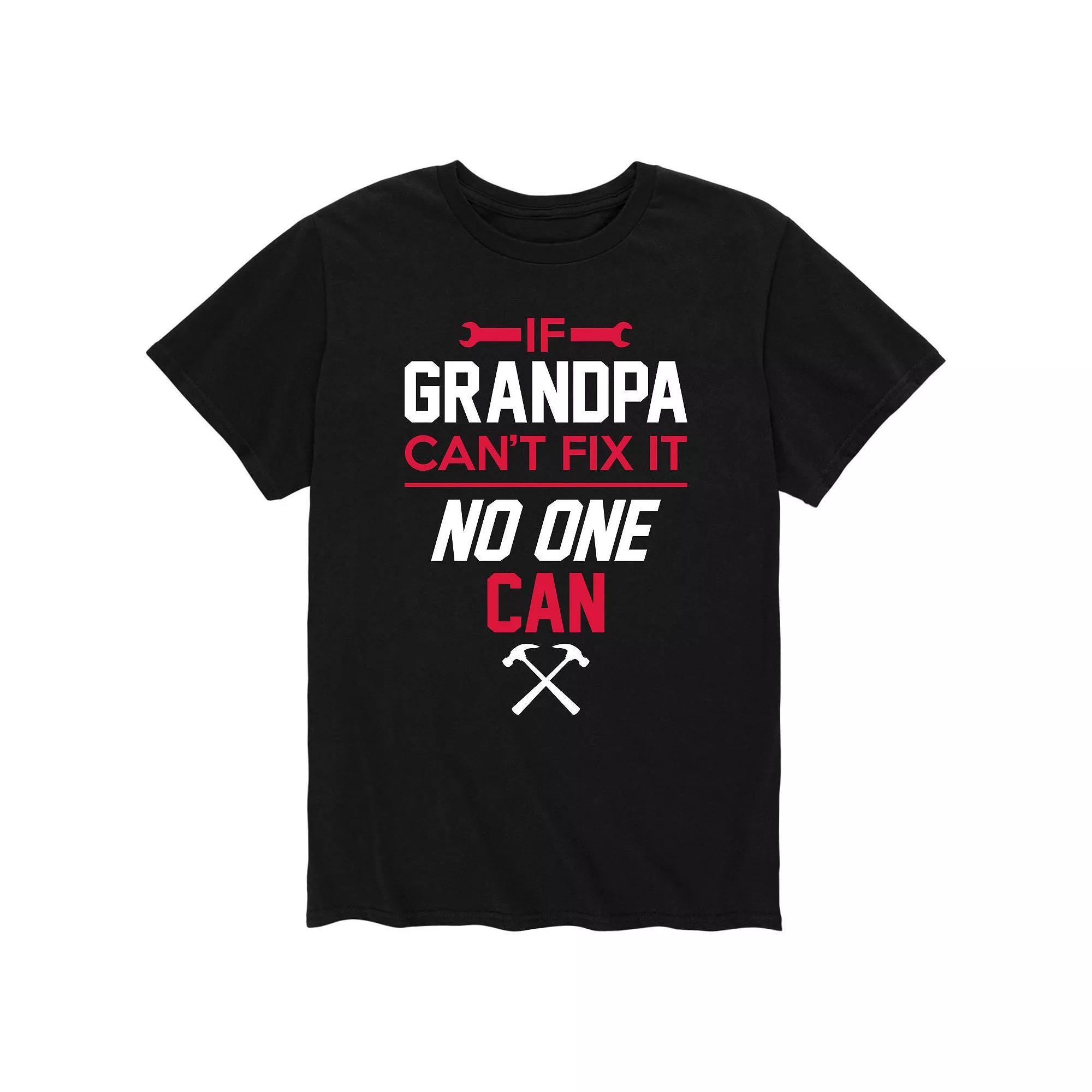 Men's Grandpa Cant Fix It Tee,  Product Image