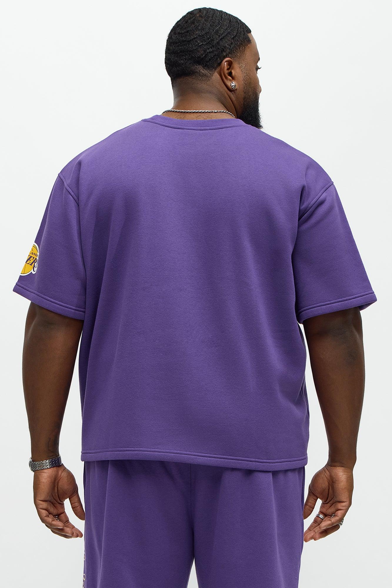 Lakers Oversized Tee - Purple Male Product Image