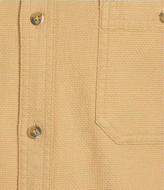 Rowm Long Sleeve Solid Textured Woven Shirt Product Image