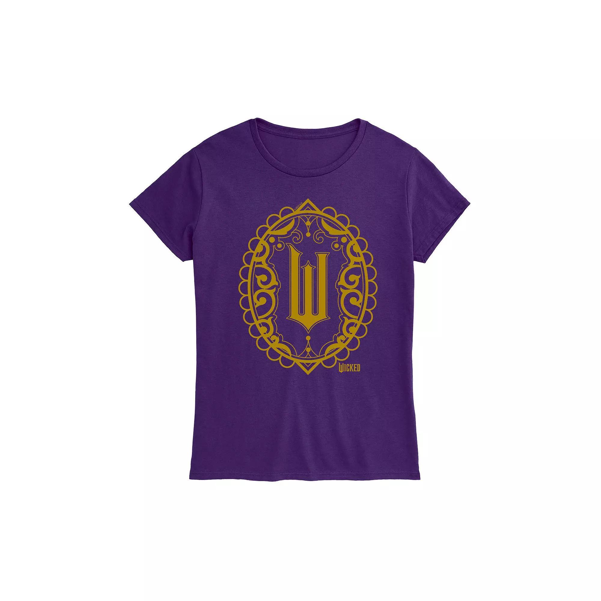 Women's Wicked Logo Graphic Tee, Size: XXL, Purple Product Image