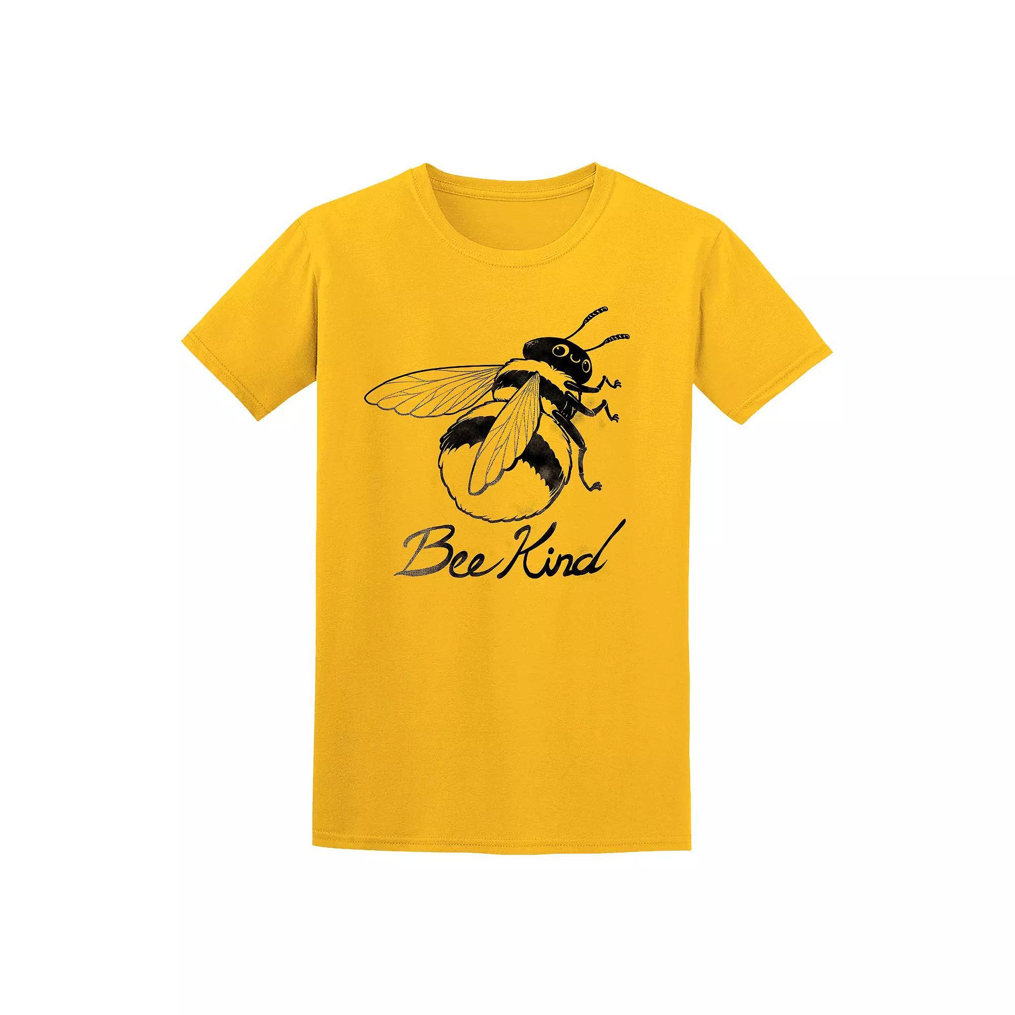 Men's COLAB89 by Threadless Bee Kind Tee, Size: Small, Gold Product Image