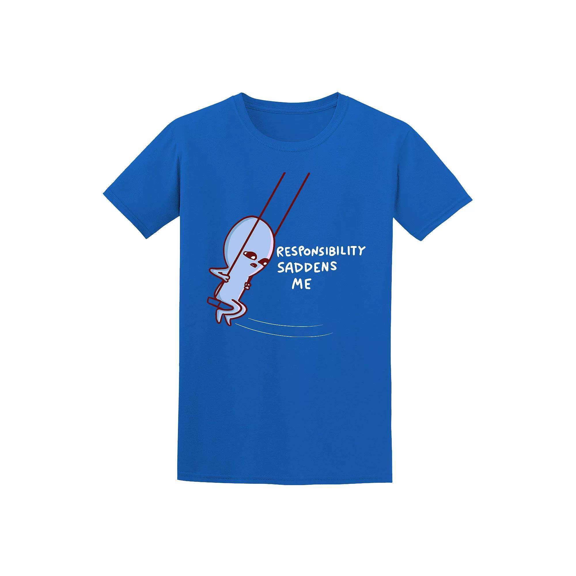 Men's COLAB89 by Threadless Strange Planet Tee, Size: Small, Grey Royal Product Image