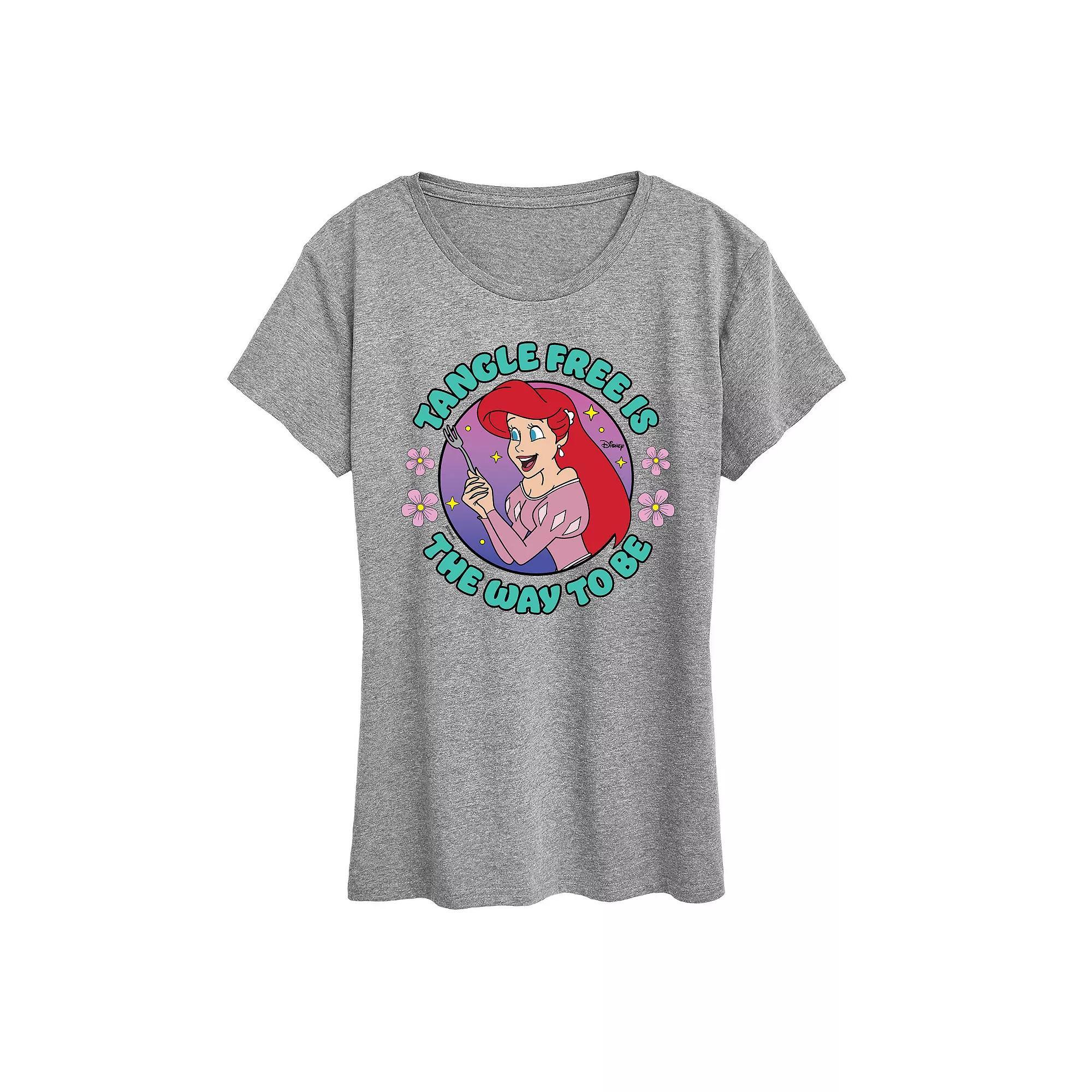 Disney's The Little Mermaid Ariel Women's Tangle Free Graphic Tee, Girl's,  Product Image