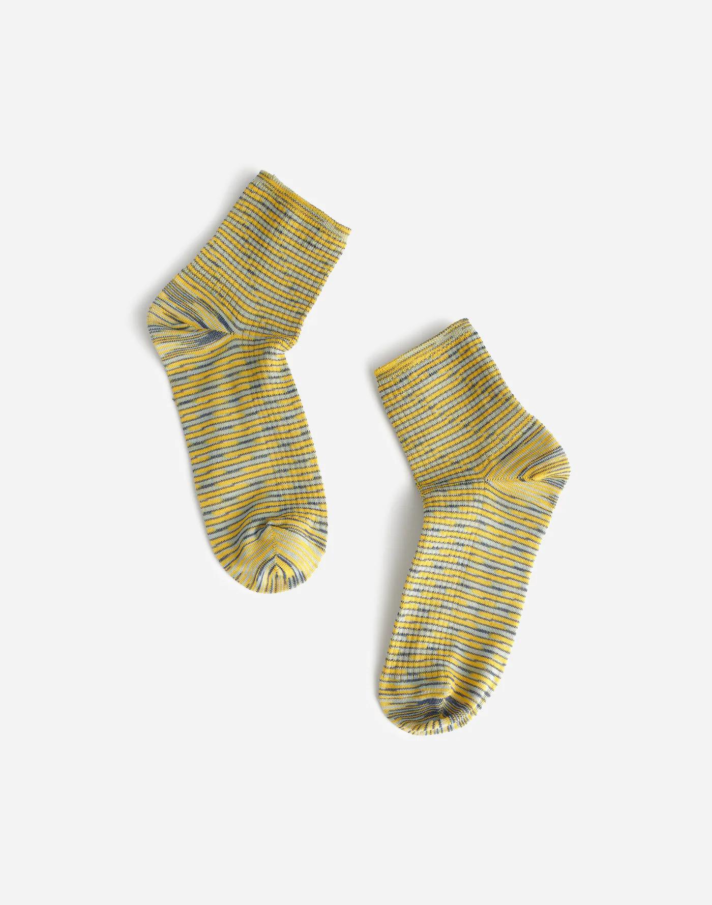 Multicolor Stripe Ankle Socks Product Image