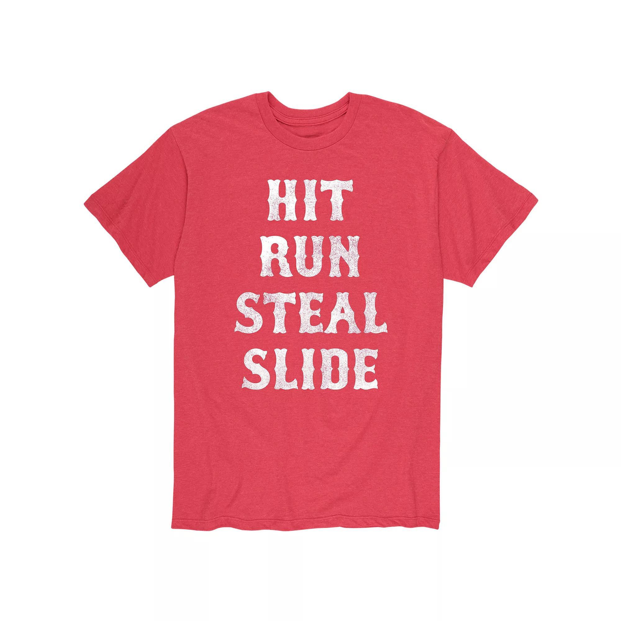 Men's Hit Run Steal Slide Tee,  Product Image