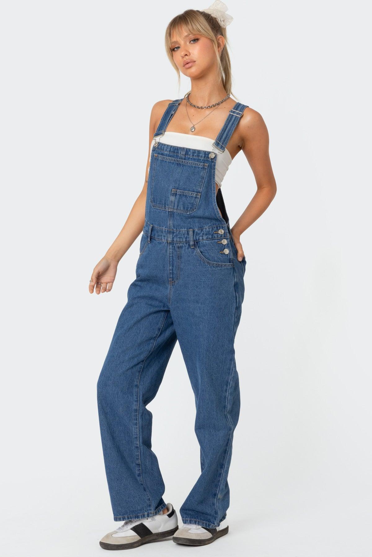 Rosemary Denim Overalls Product Image