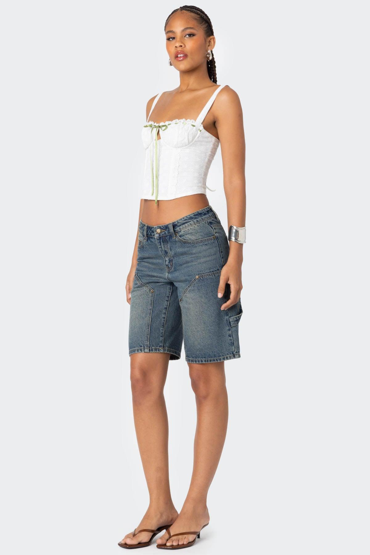Carpenter Denim Bermuda Shorts Product Image