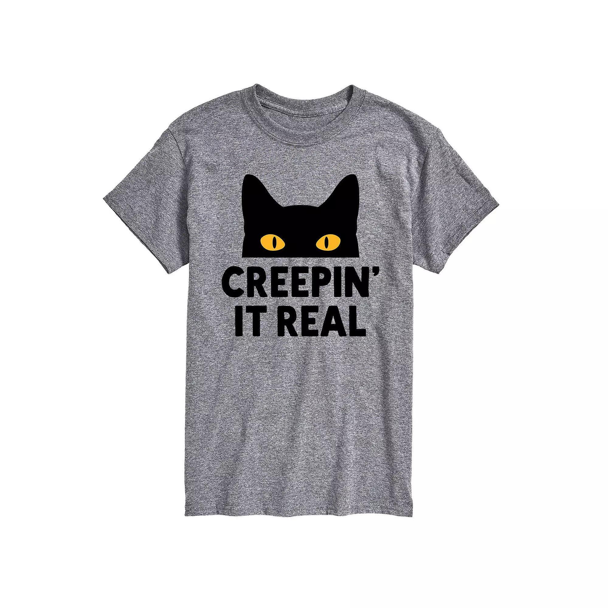 Big & Tall Creepin It Real Tee, Men's, Size: 4XL Tall, Gray Product Image