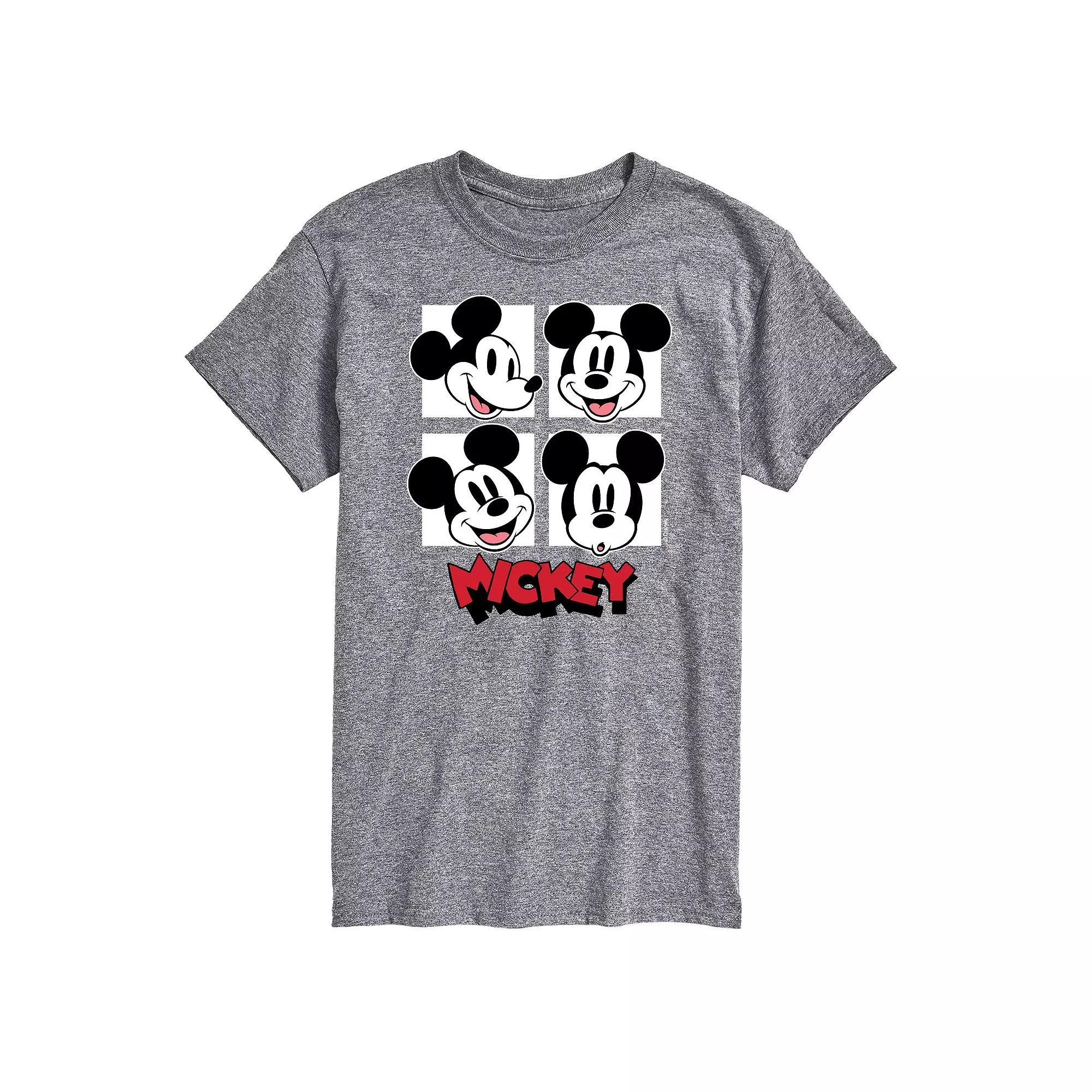 Disney's Mickey Mouse Men's Grid Graphic Tee,  Product Image