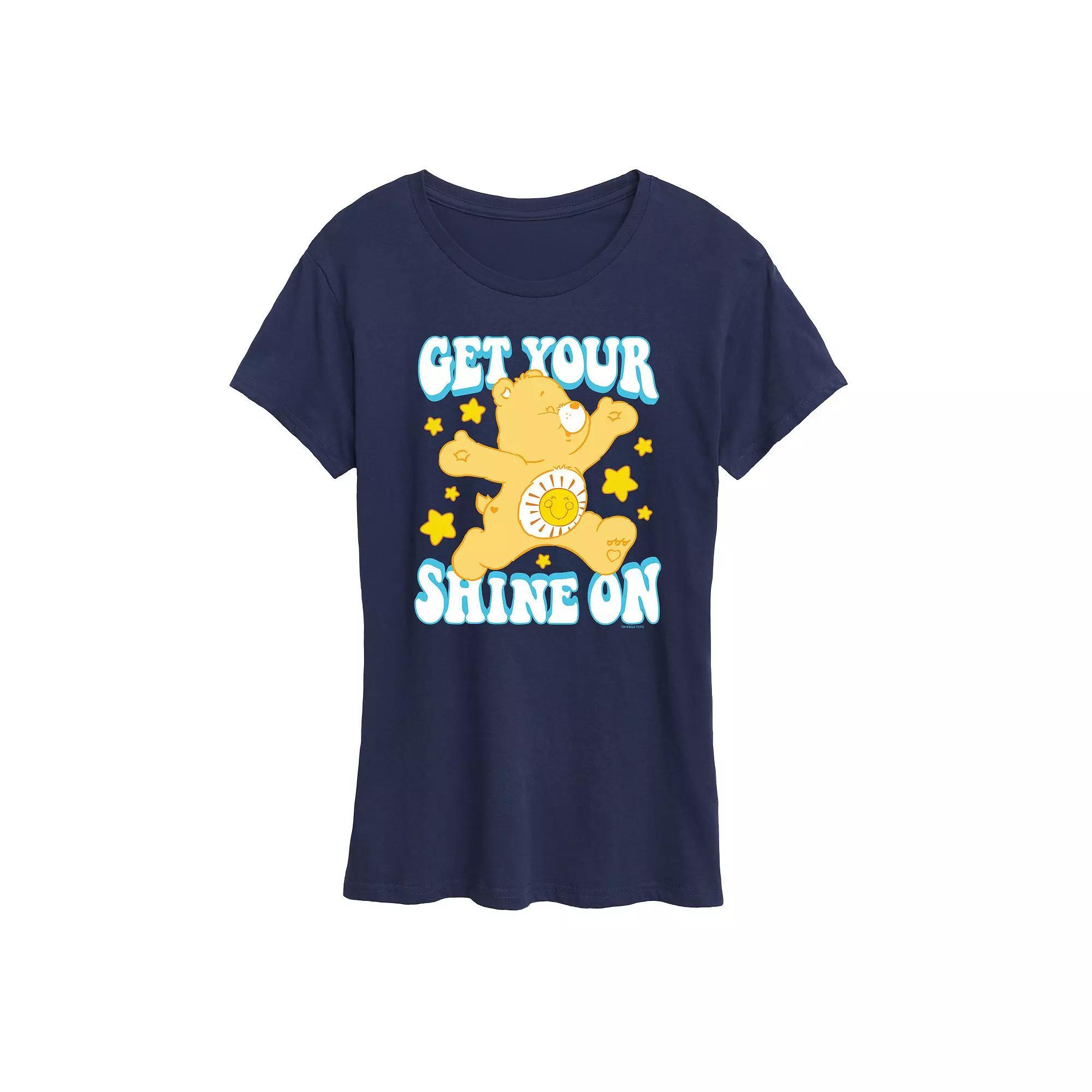 Women's Care Bears Get Your Shine On Graphic Tee, Girl's,  Product Image