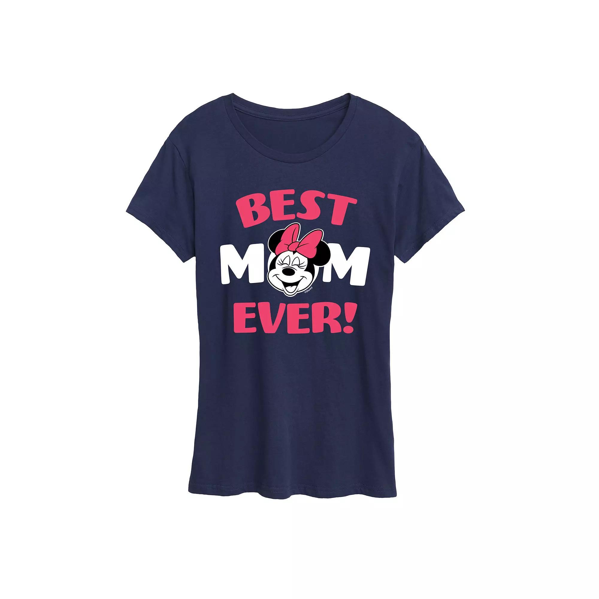 Disney's Minnie Mouse Women's Best Mom Graphic Tee,  Product Image