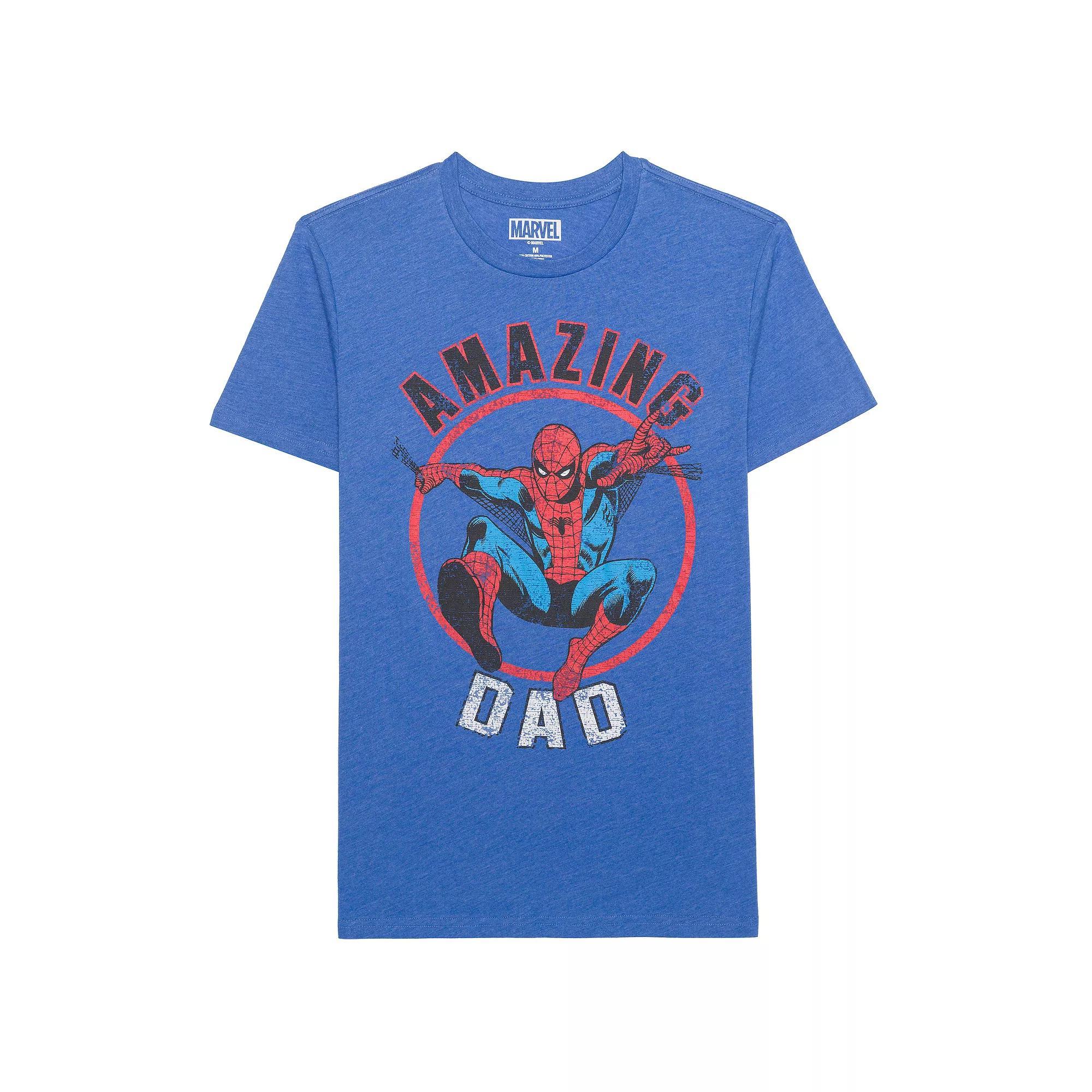 Men's Amazing Dad Graphic Tee, Size: Medium, Blue Product Image