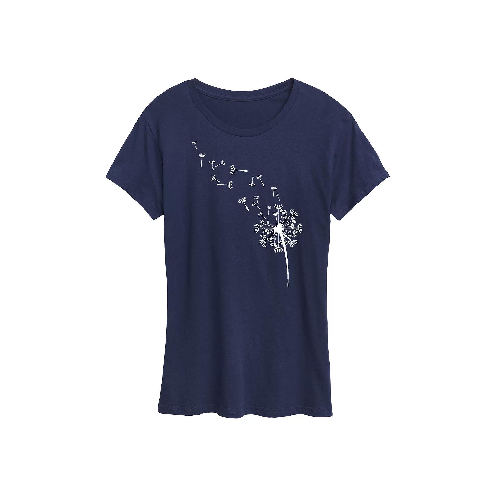 Women's Dandelion Seeds Graphic Tee,  Product Image